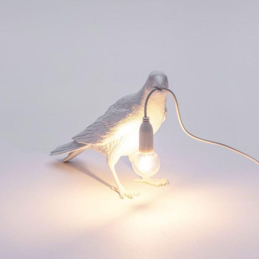 Lampa BIRD WAITING biały Seletti    Eye on Design