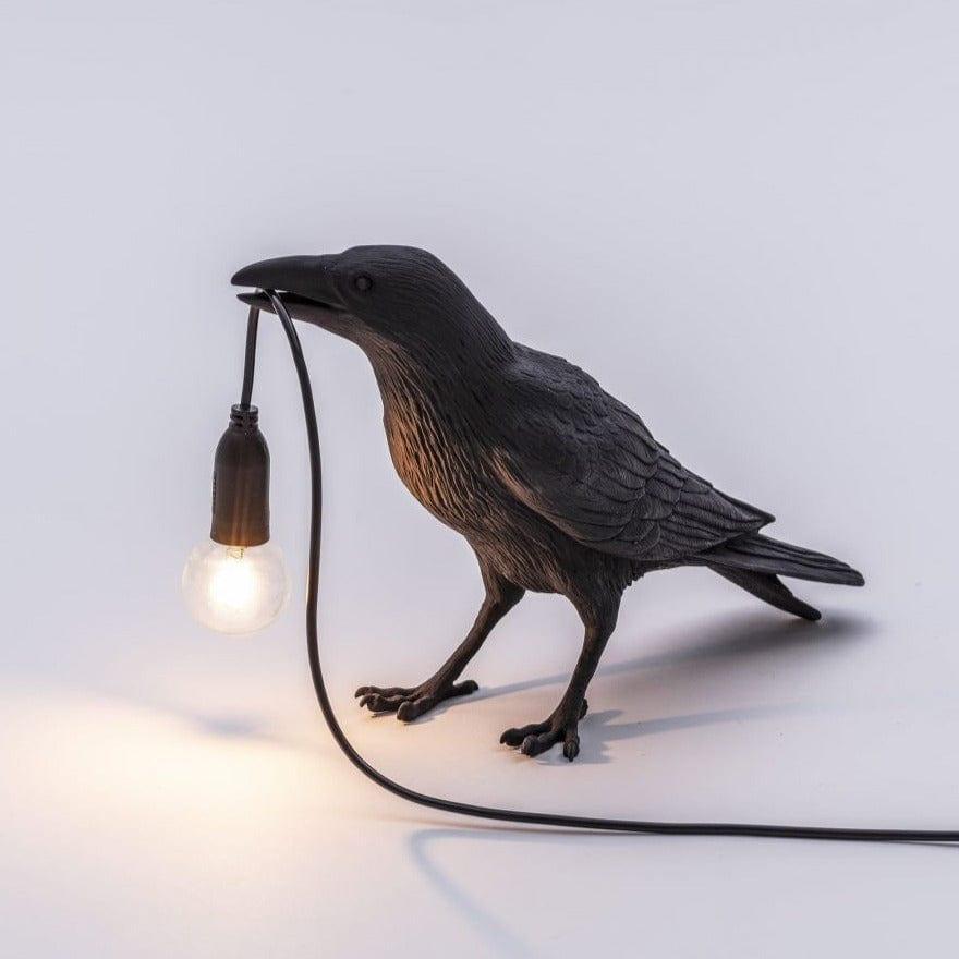 Lampa BIRD WAITING czarny Seletti    Eye on Design