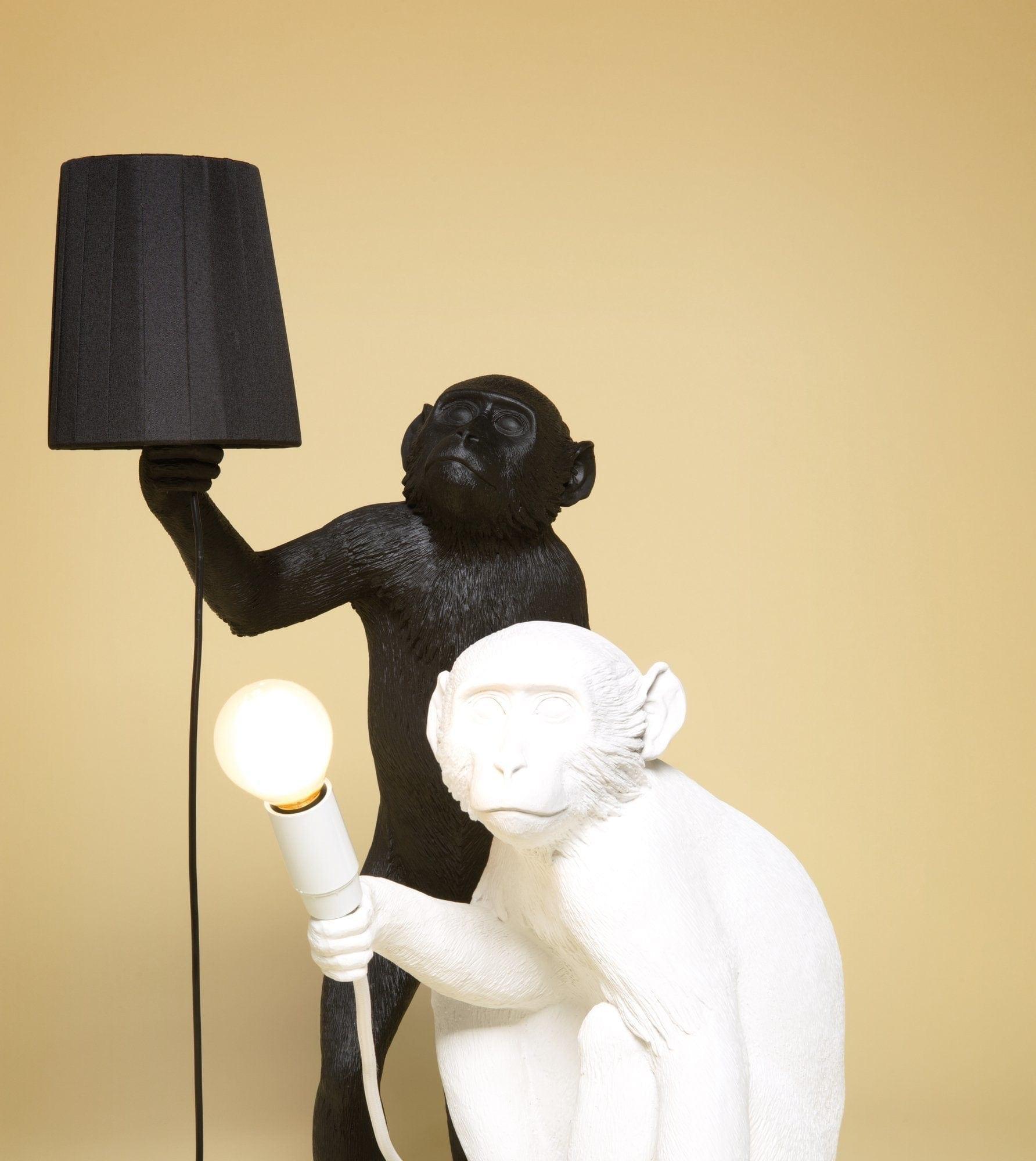 Lampa MONKEY SITTING biały Seletti    Eye on Design