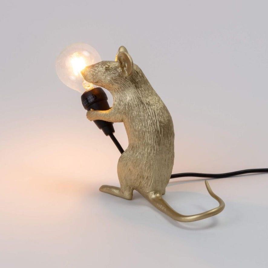 Lampa MOUSE MAC złoty Seletti    Eye on Design