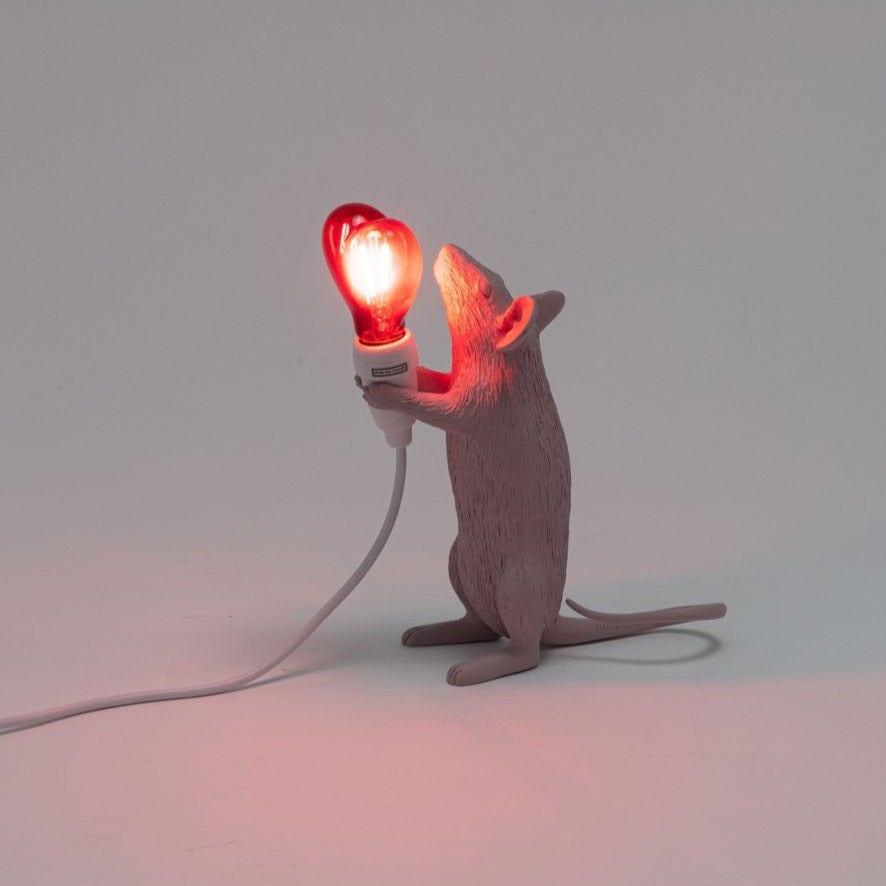 Lampa MOUSE STEP LOVE delikatny róż Seletti    Eye on Design