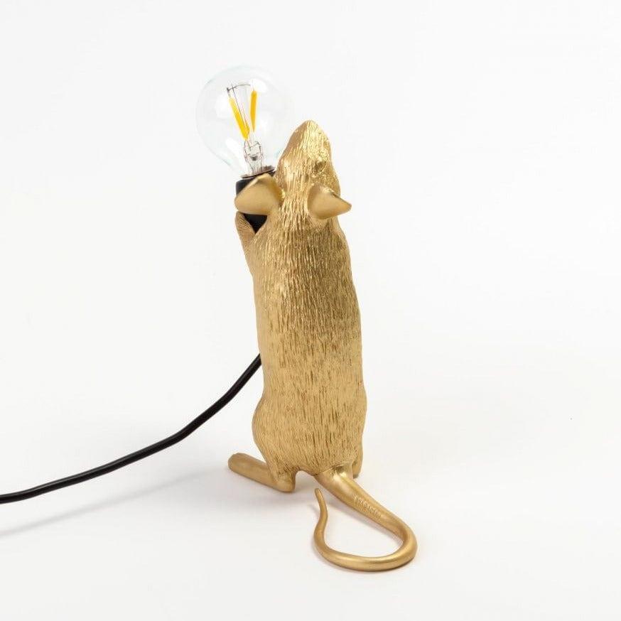 Lampa MOUSE STEP złoty Seletti    Eye on Design