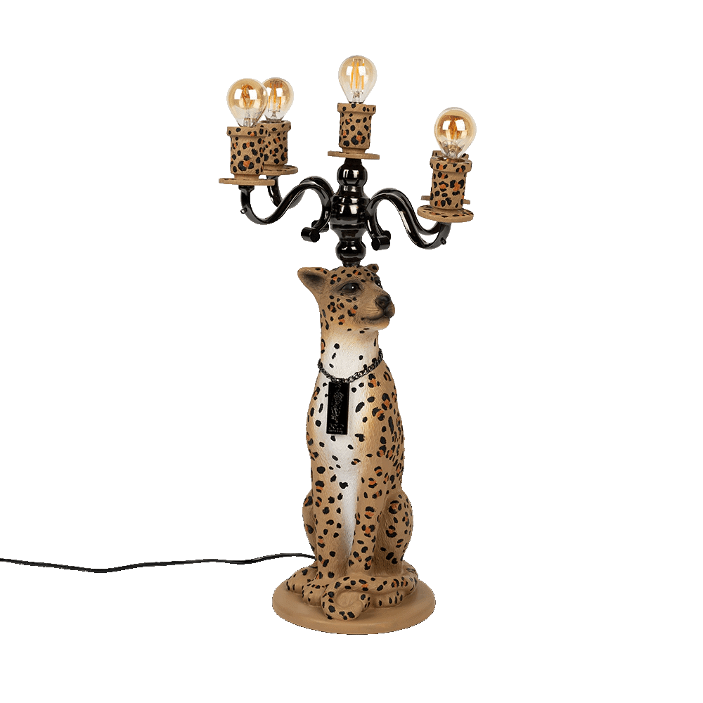 Lampa podłogowa PROUDLY CROWNED PANTHER centki Bold Monkey    Eye on Design