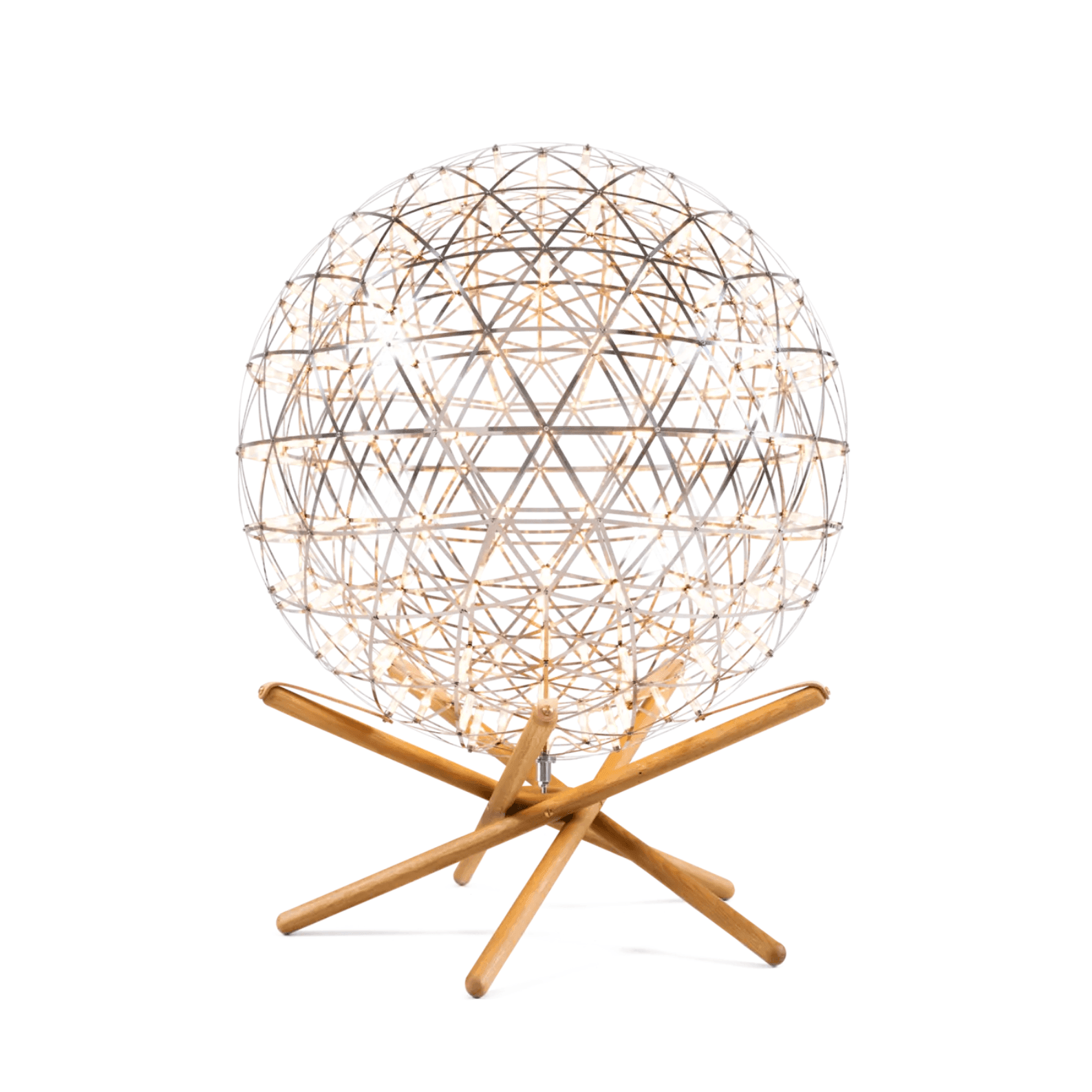 Lampa podłogowa RAIMOND II TENSEGRITY stal nierdzewna Moooi 89 cm   Eye on Design