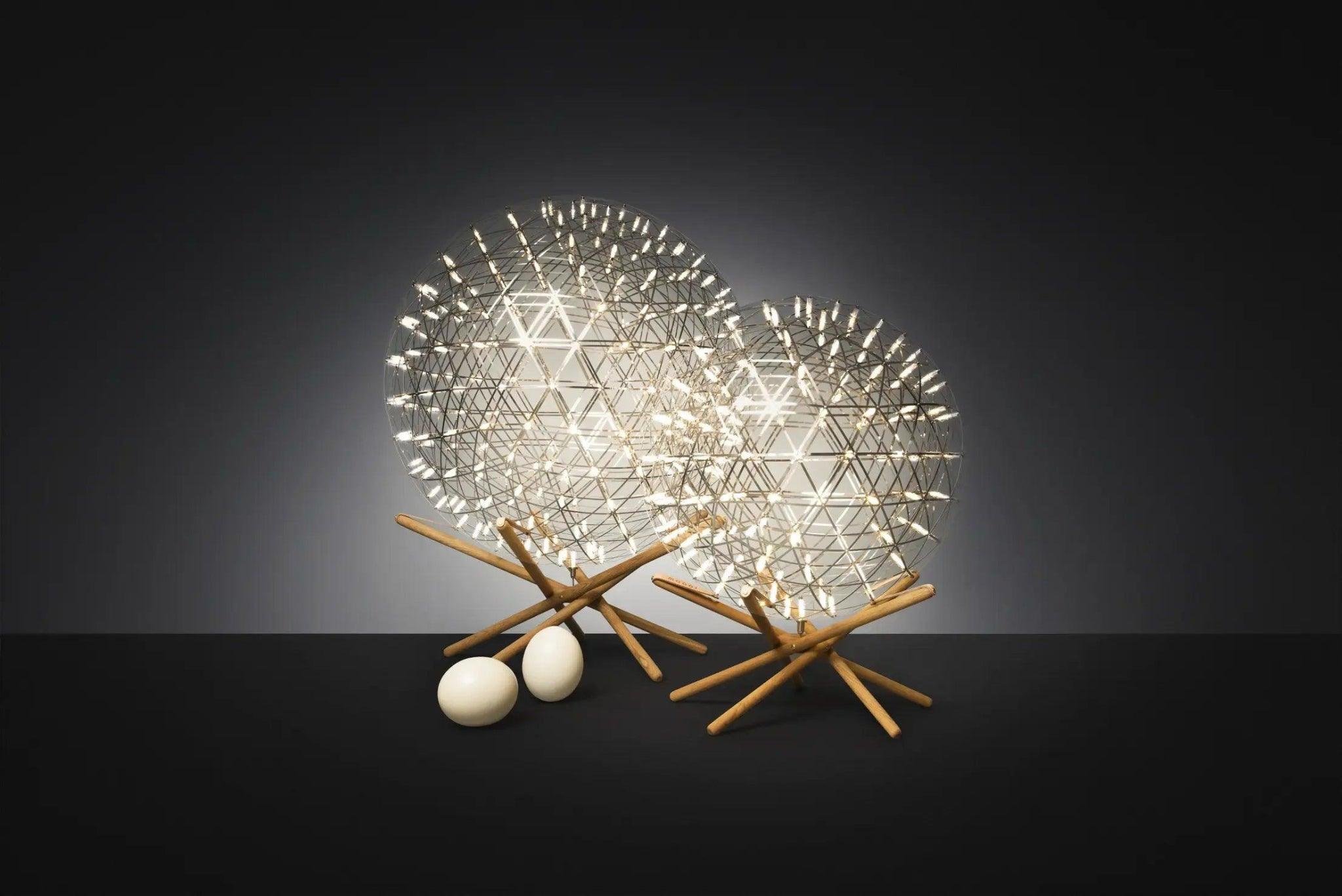 Lampa podłogowa RAIMOND II TENSEGRITY stal nierdzewna Moooi    Eye on Design