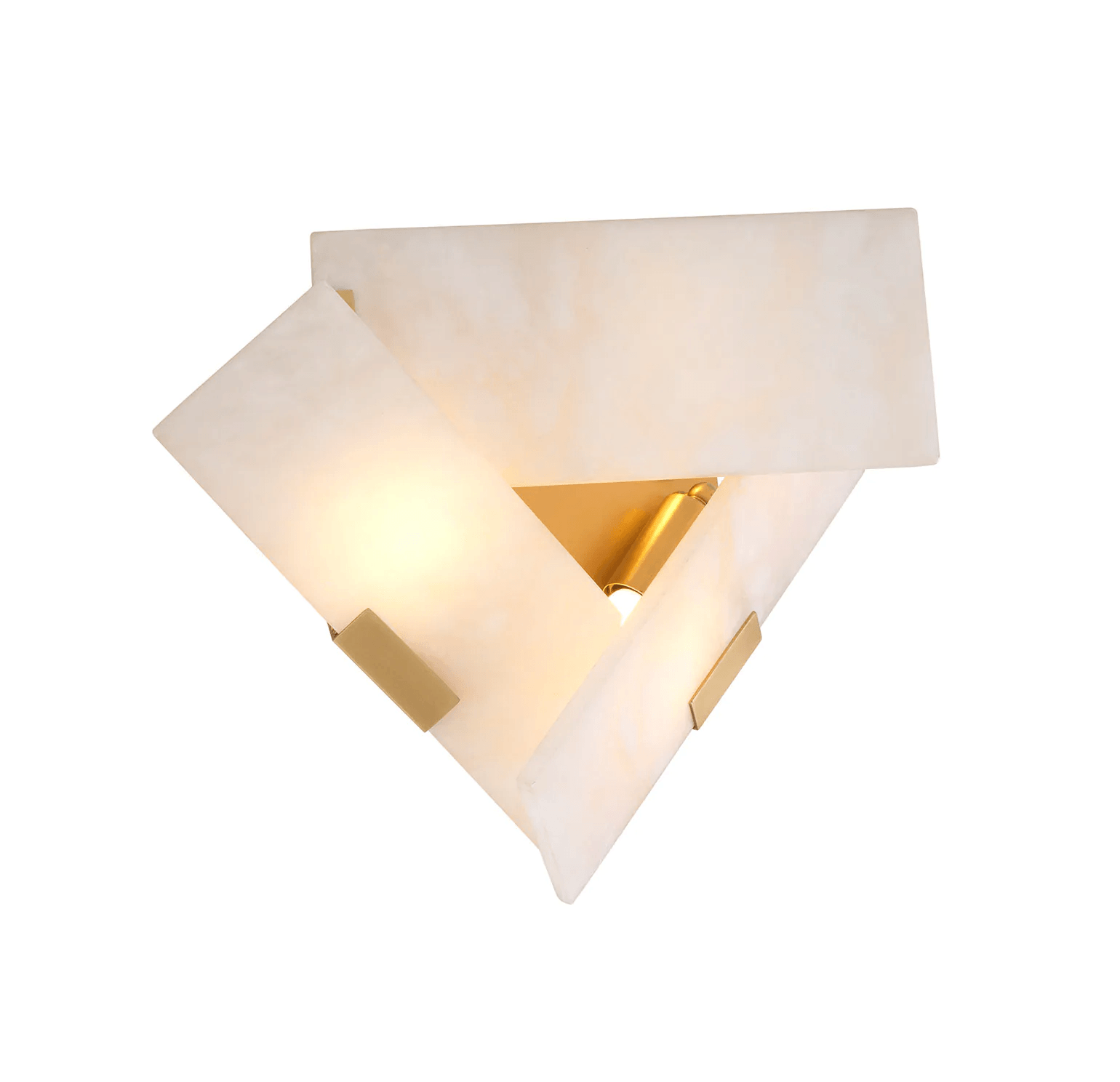 Lampa ścienna BELLA BIANCO alabaster z mosiężnym wykończeniem Eichholtz    Eye on Design