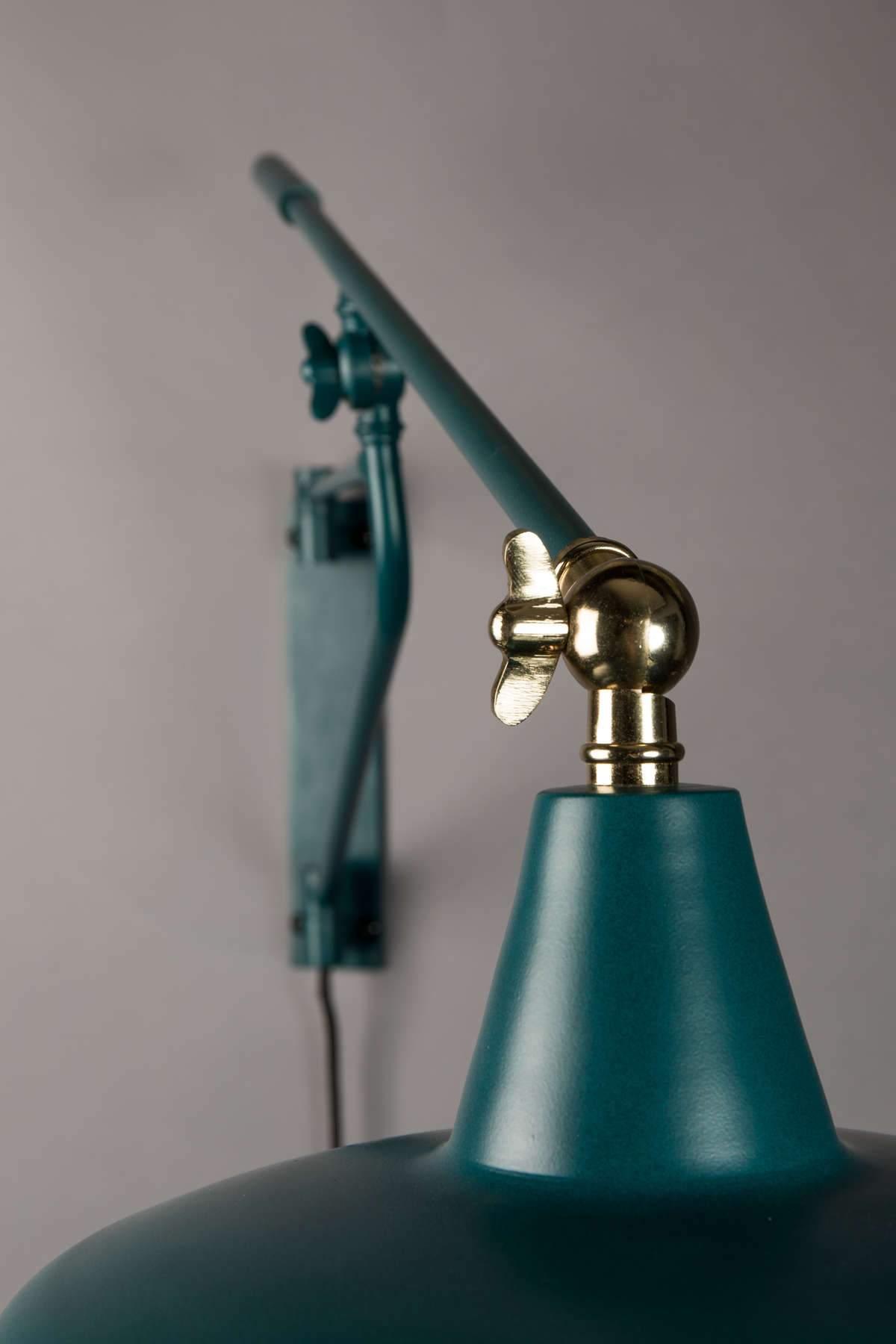 Lampa ścienna HECTOR morski niebieski Dutchbone    Eye on Design