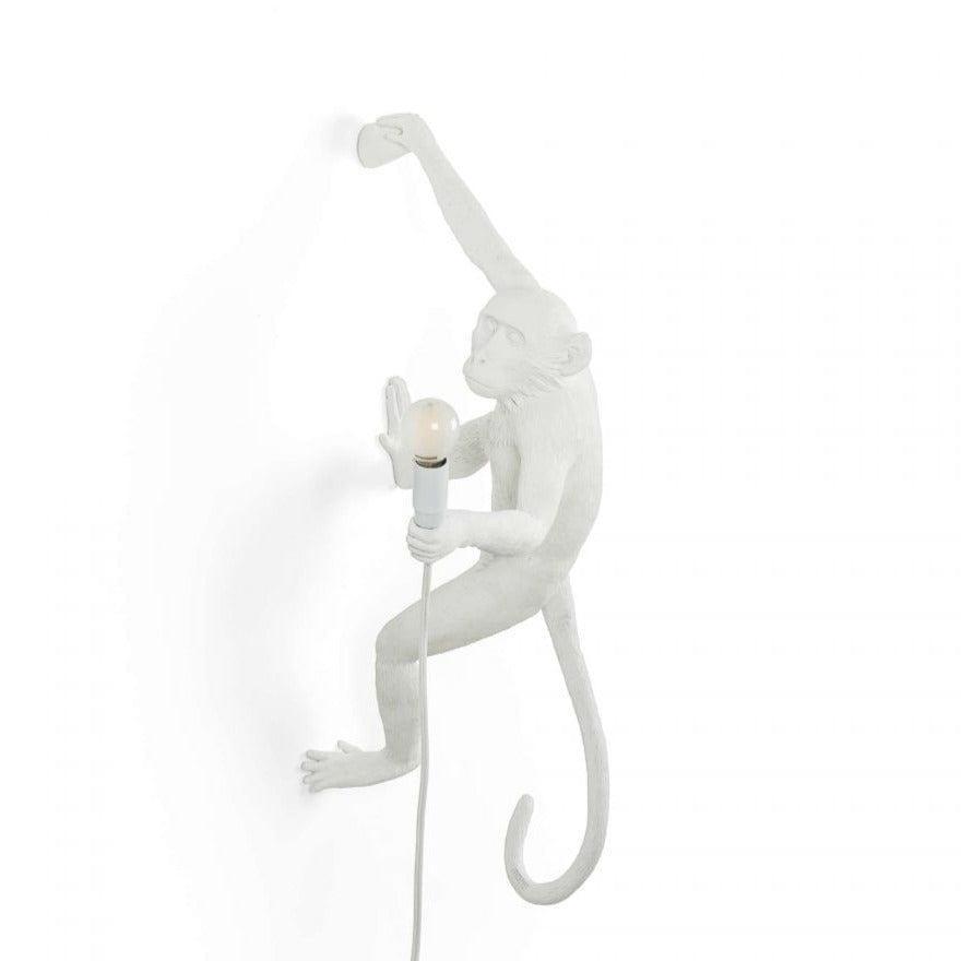 Lampa ścienna MONKEY HANGING - RIGHT biały Seletti    Eye on Design