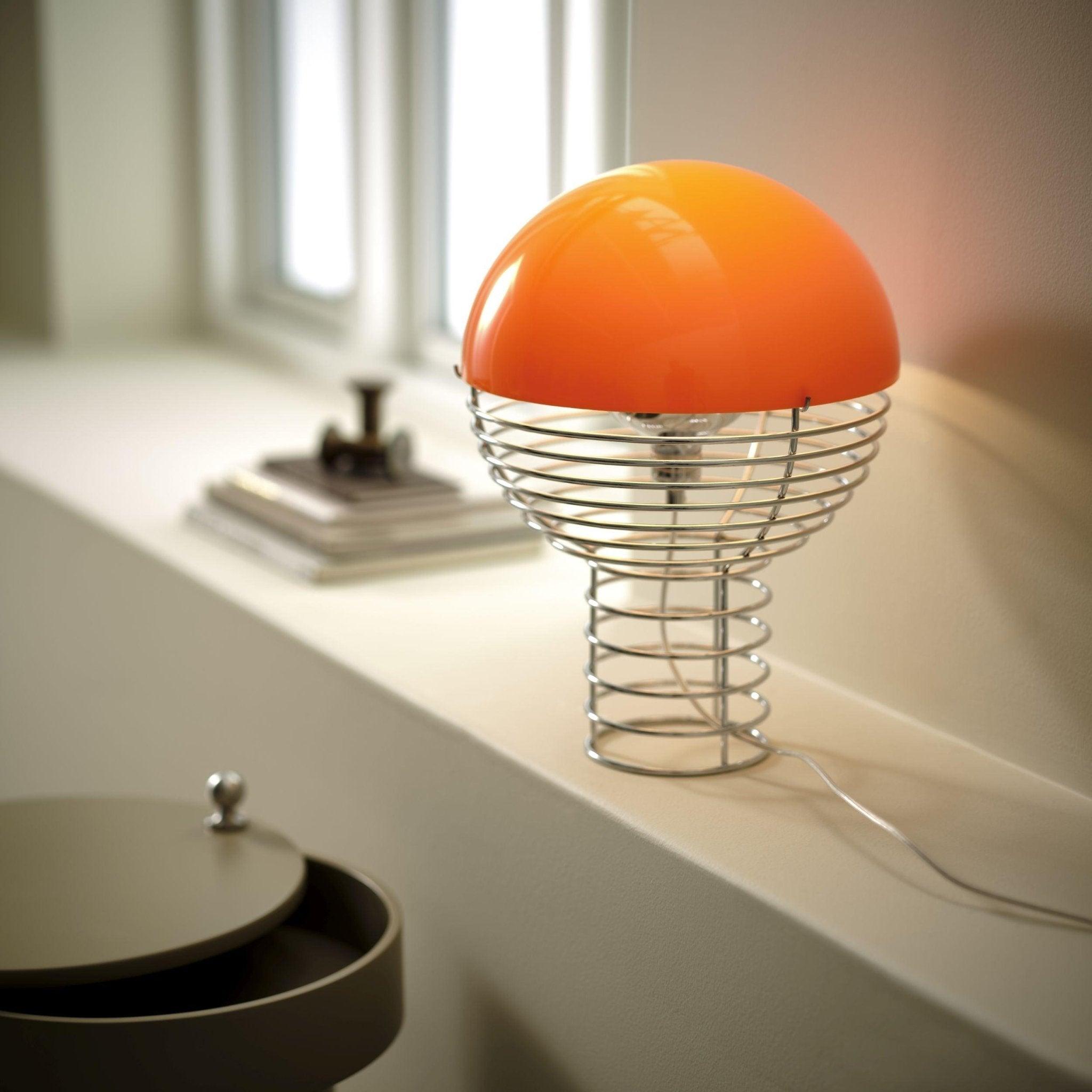Lampa stołowa WIRE pomarańczowy Verpan    Eye on Design