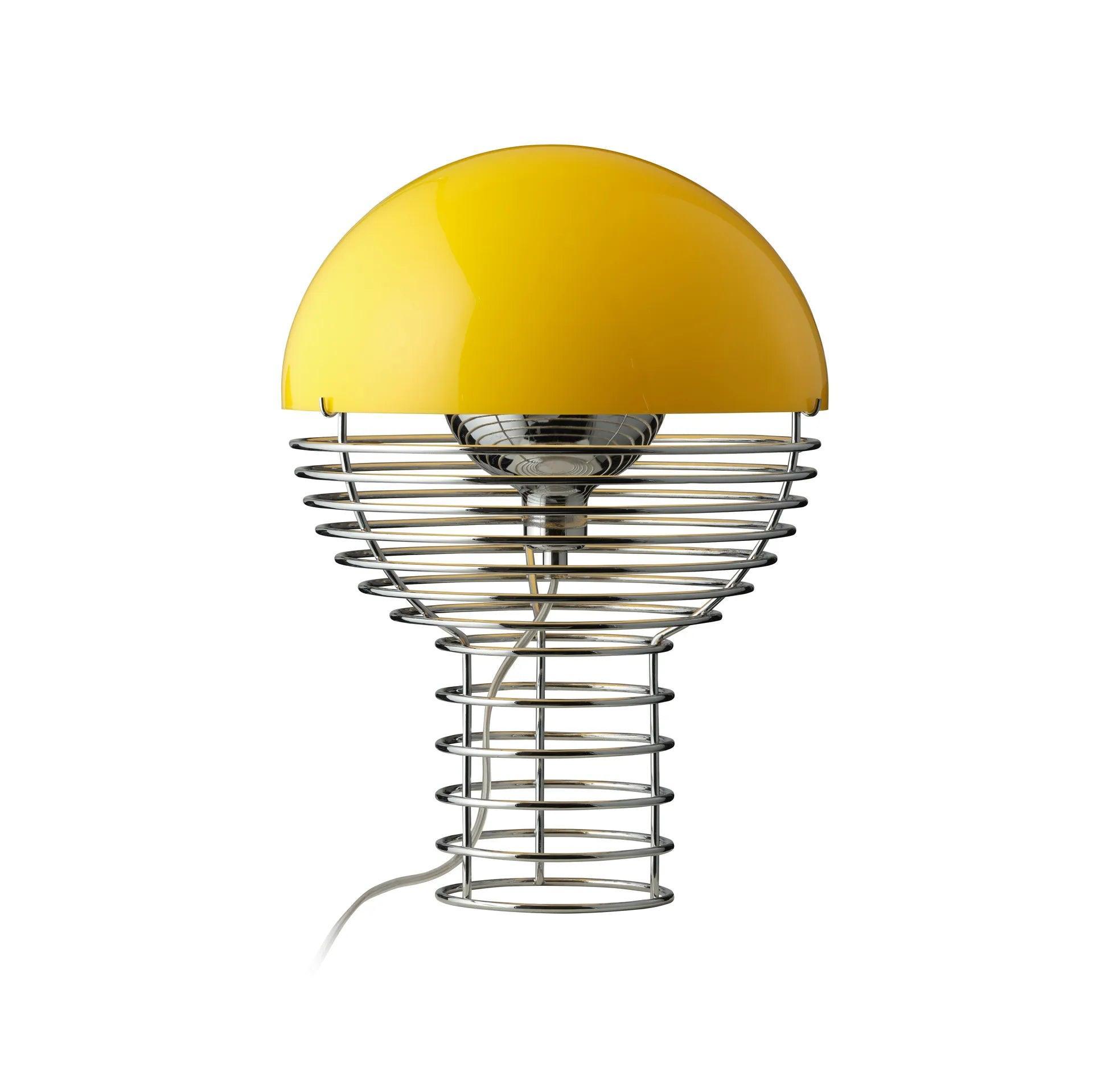Lampa stołowa WIRE żółty Verpan    Eye on Design