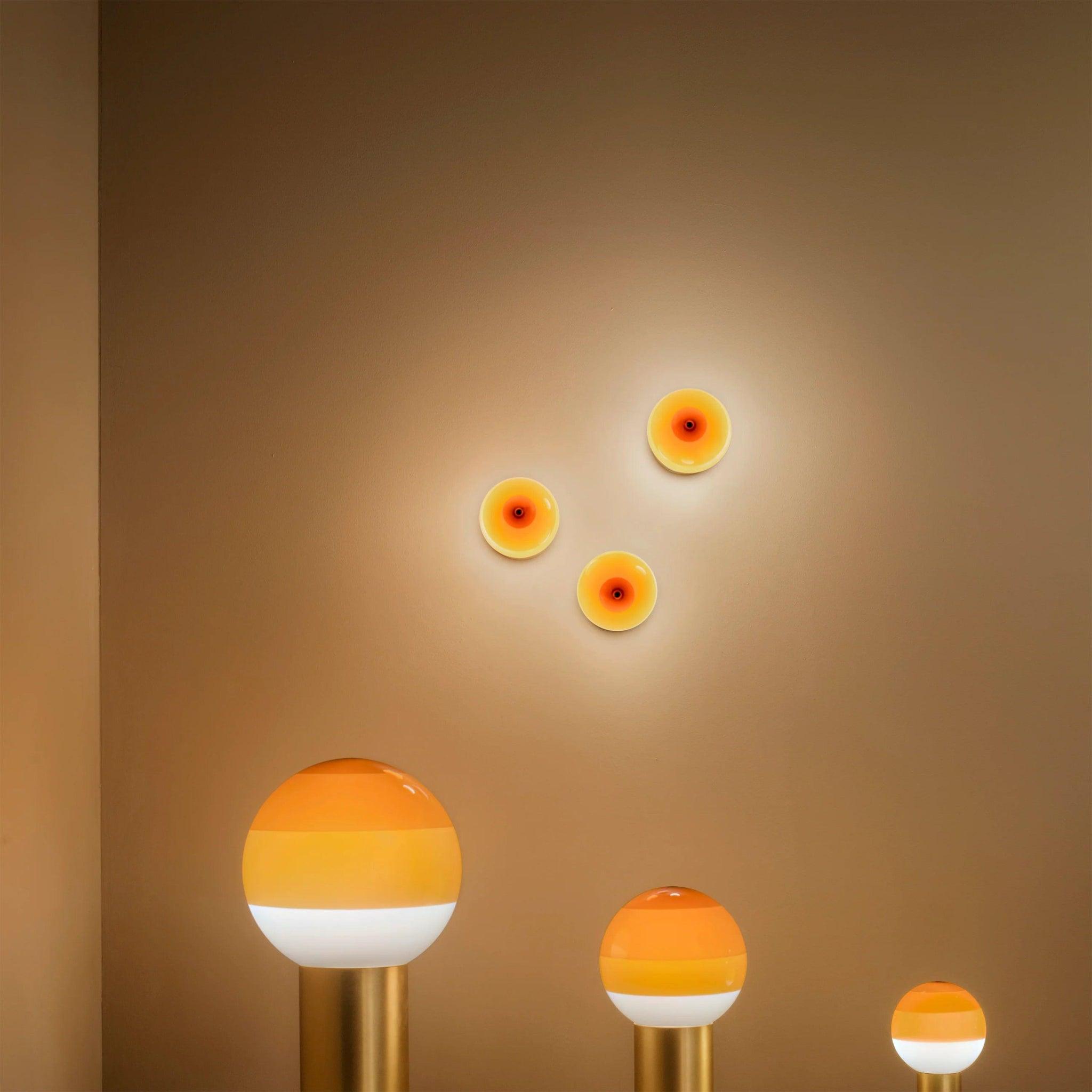 Lampa sufitowa DIPPING bursztynowy Marset    Eye on Design