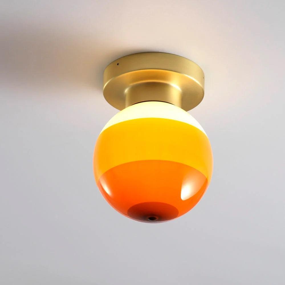 Lampa sufitowa DIPPING bursztynowy Marset    Eye on Design