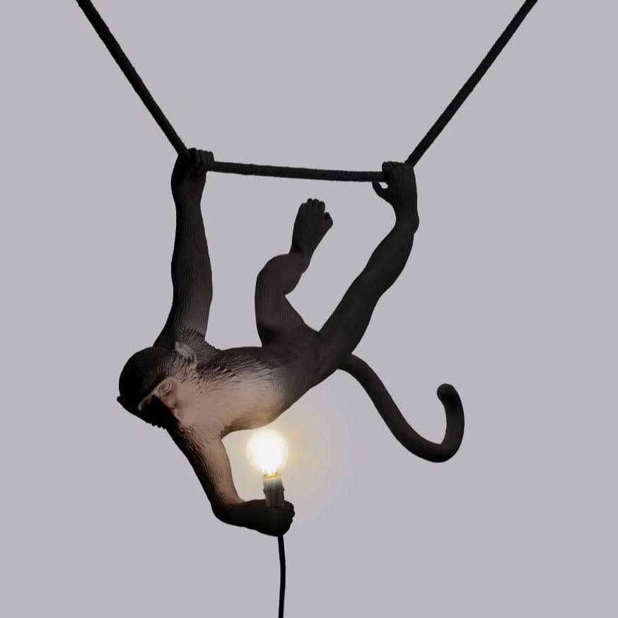 Lampa sufitowa MONKEY SWING czarny Seletti    Eye on Design