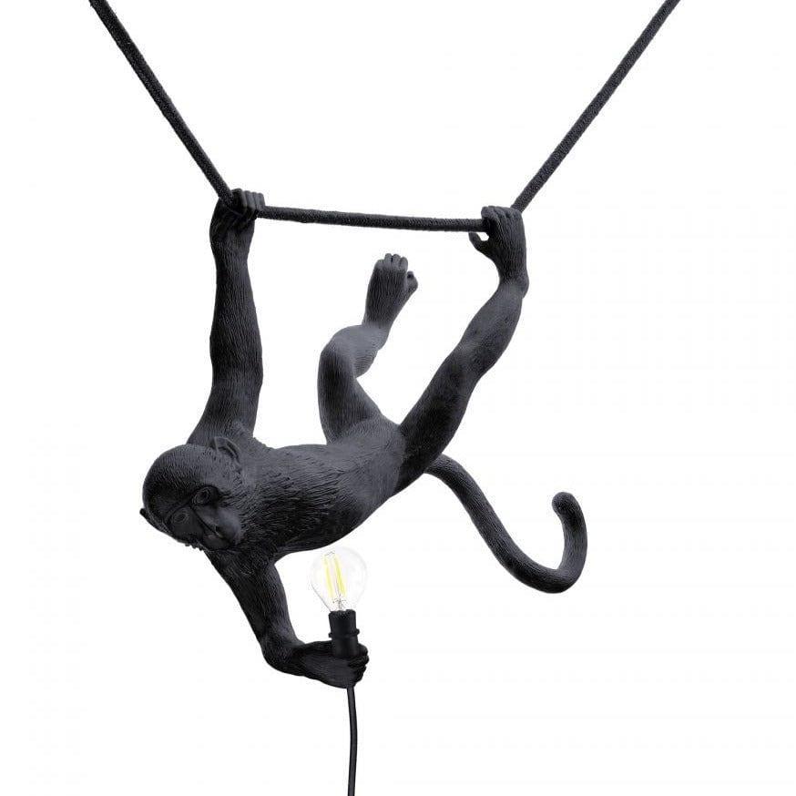 Lampa sufitowa MONKEY SWING czarny Seletti    Eye on Design