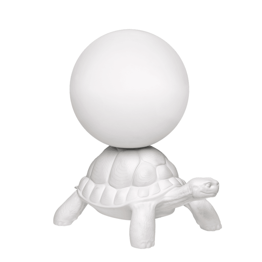 Lampa TURTLE CARRY biała Qeeboo    Eye on Design