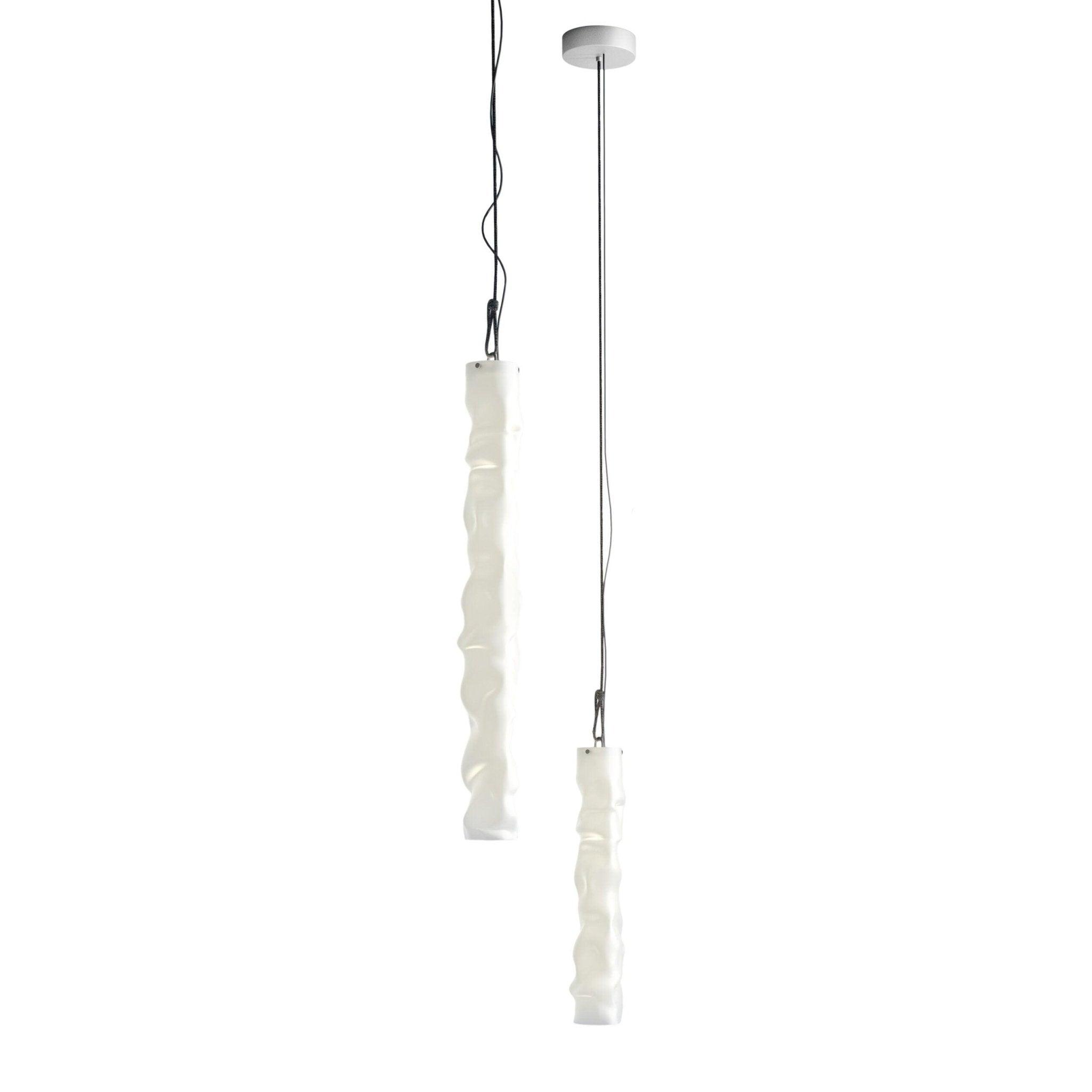 Lampa wisząca BAGGY VERTICAL biały Contardi 90 cm 2 m bez opcji ściemniania Eye on Design