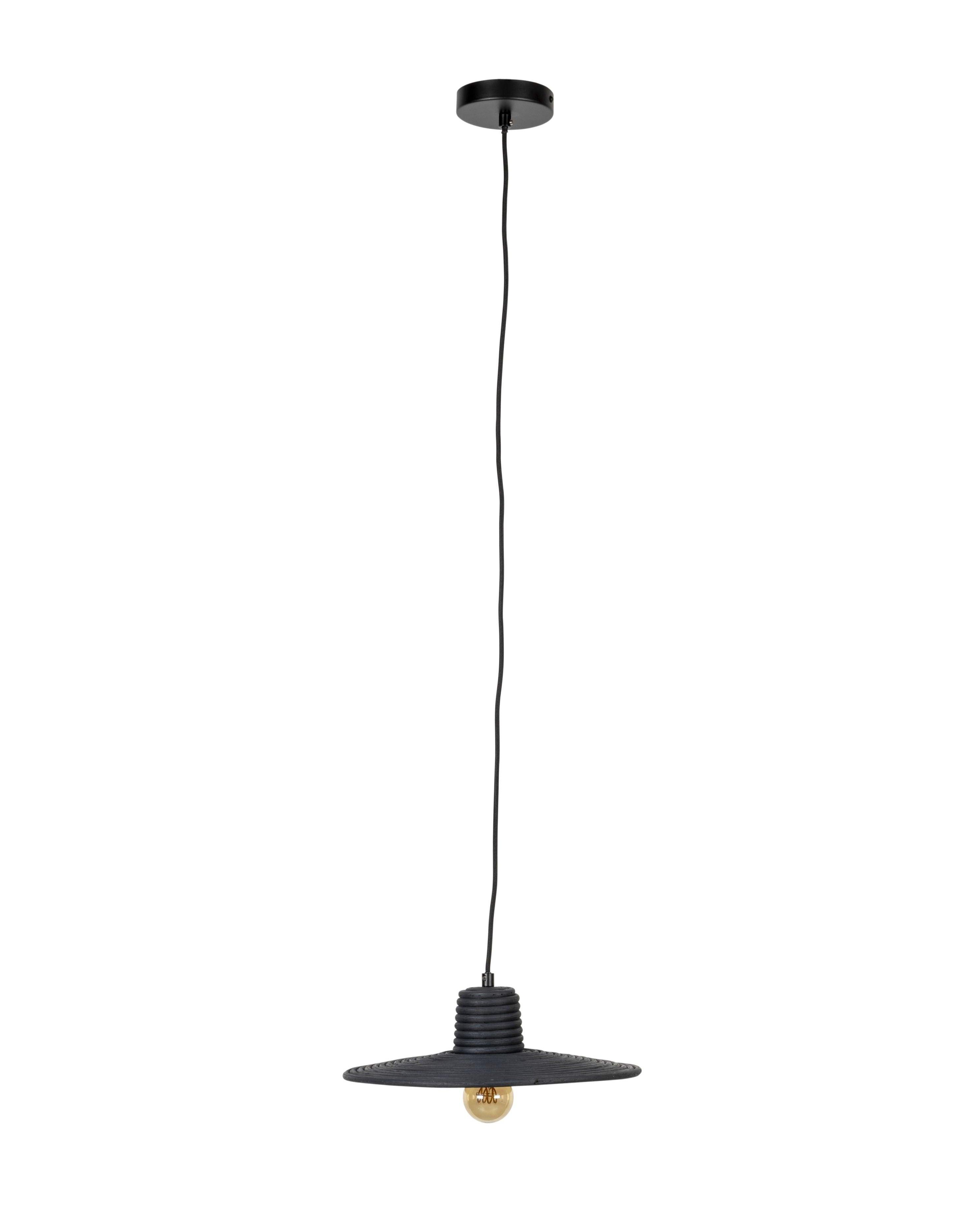 Lampa wisząca BALANCE rattan czarny [Amelia] Zuiver 35 cm   Eye on Design