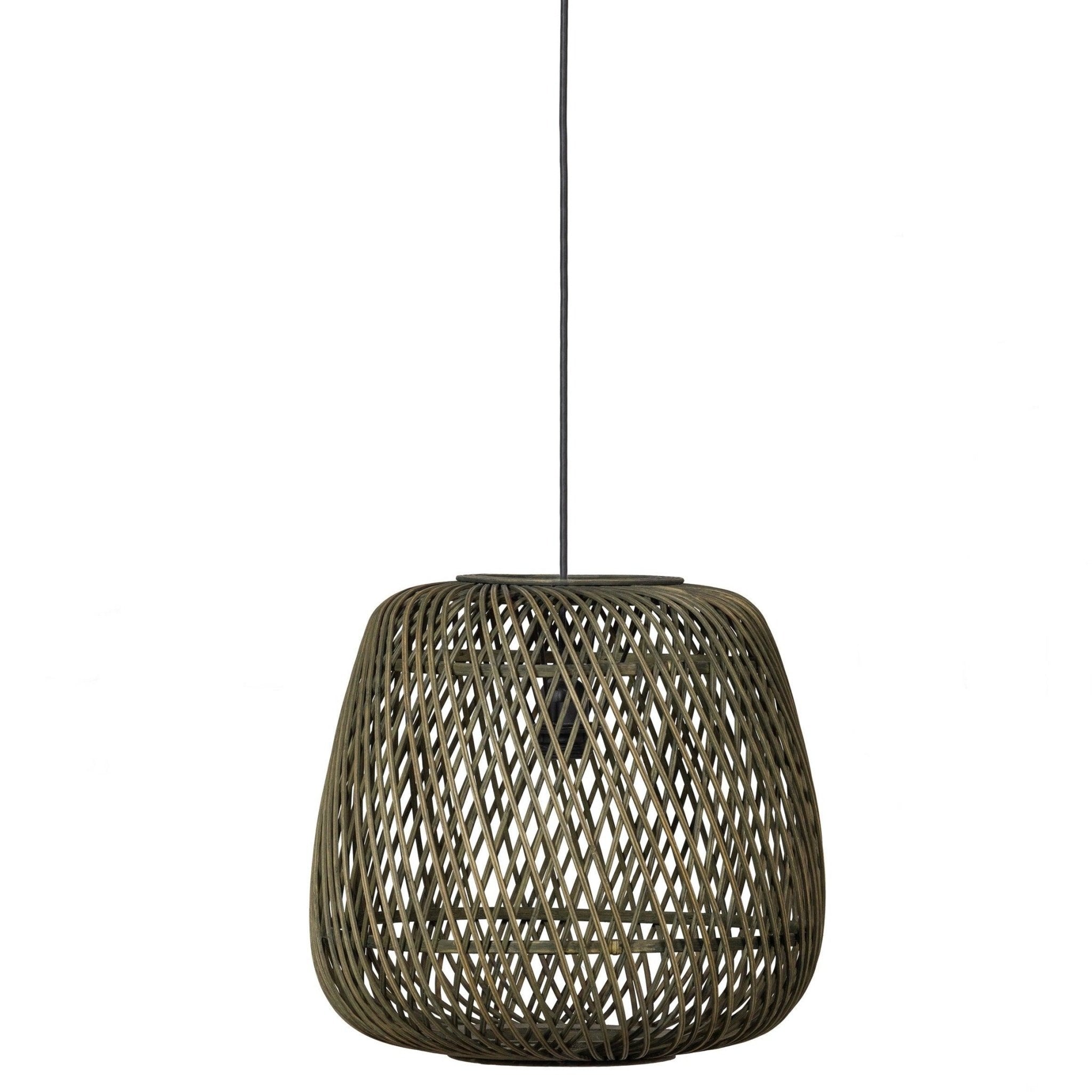 Lampa wisząca bambusowa MOZA MINI zielony Woood Exclusive    Eye on Design