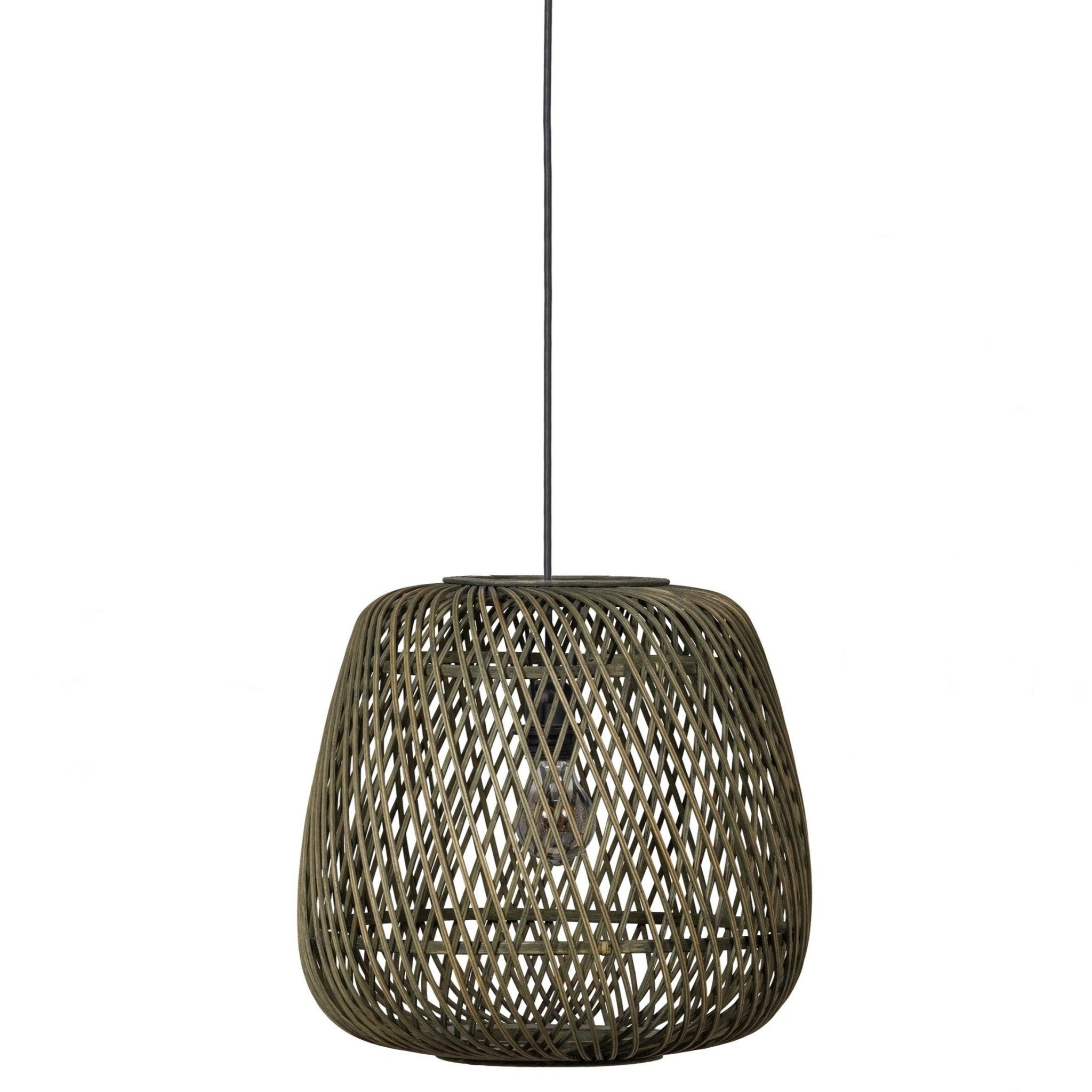 Lampa wisząca bambusowa MOZA MINI zielony Woood Exclusive    Eye on Design