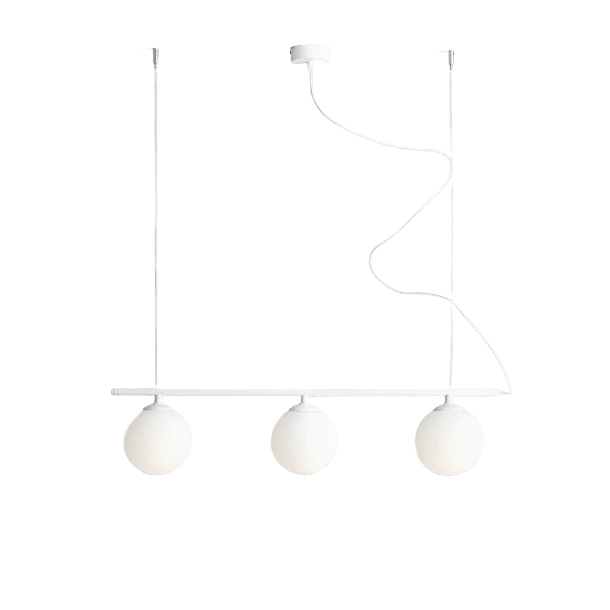 Lampa wisząca BERYL GLASS TRIO biały Artera    Eye on Design