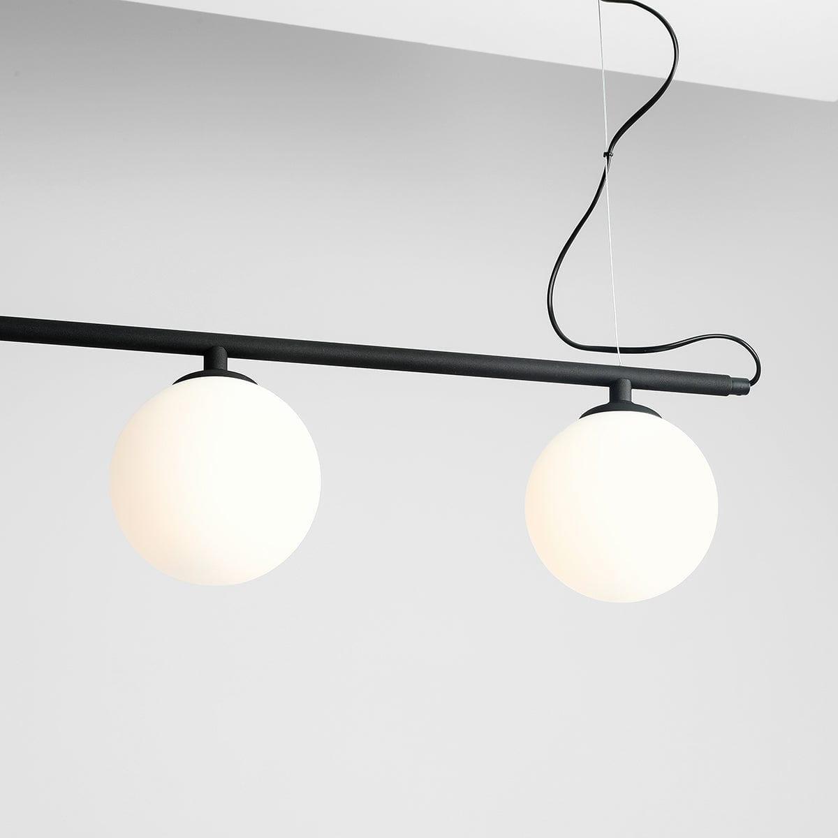 Lampa wisząca BERYL GLASS TRIO czarny Artera    Eye on Design