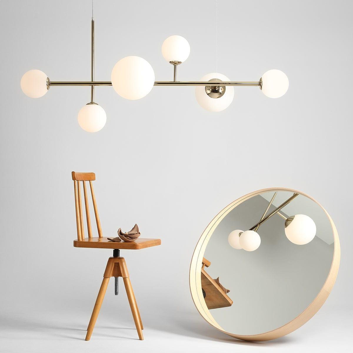 Lampa wisząca DIONE HEXA złoty Artera    Eye on Design