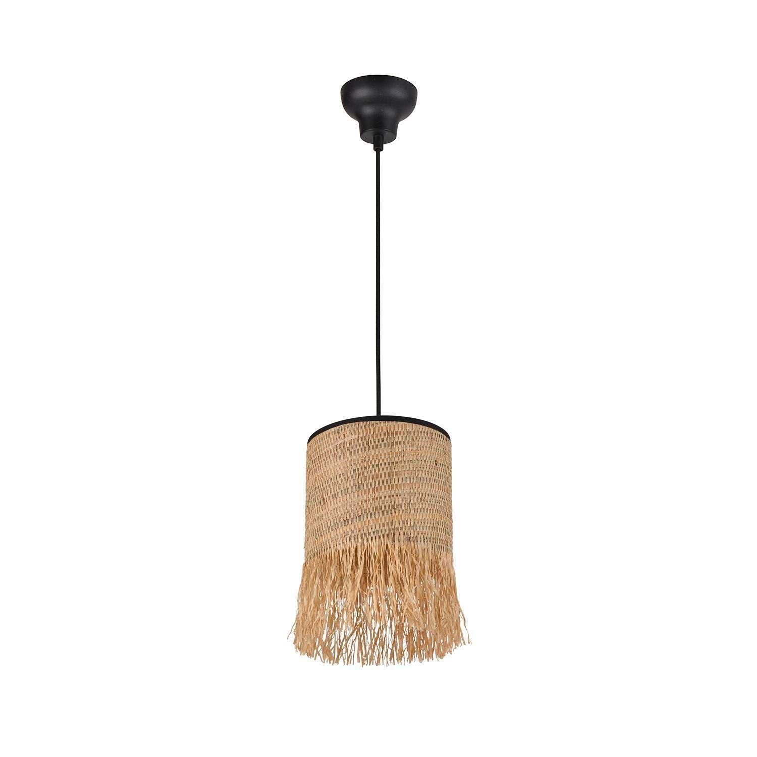 Lampa wisząca FORMENTERA 1L bananowiec i rafia Market Set 18 cm   Eye on Design