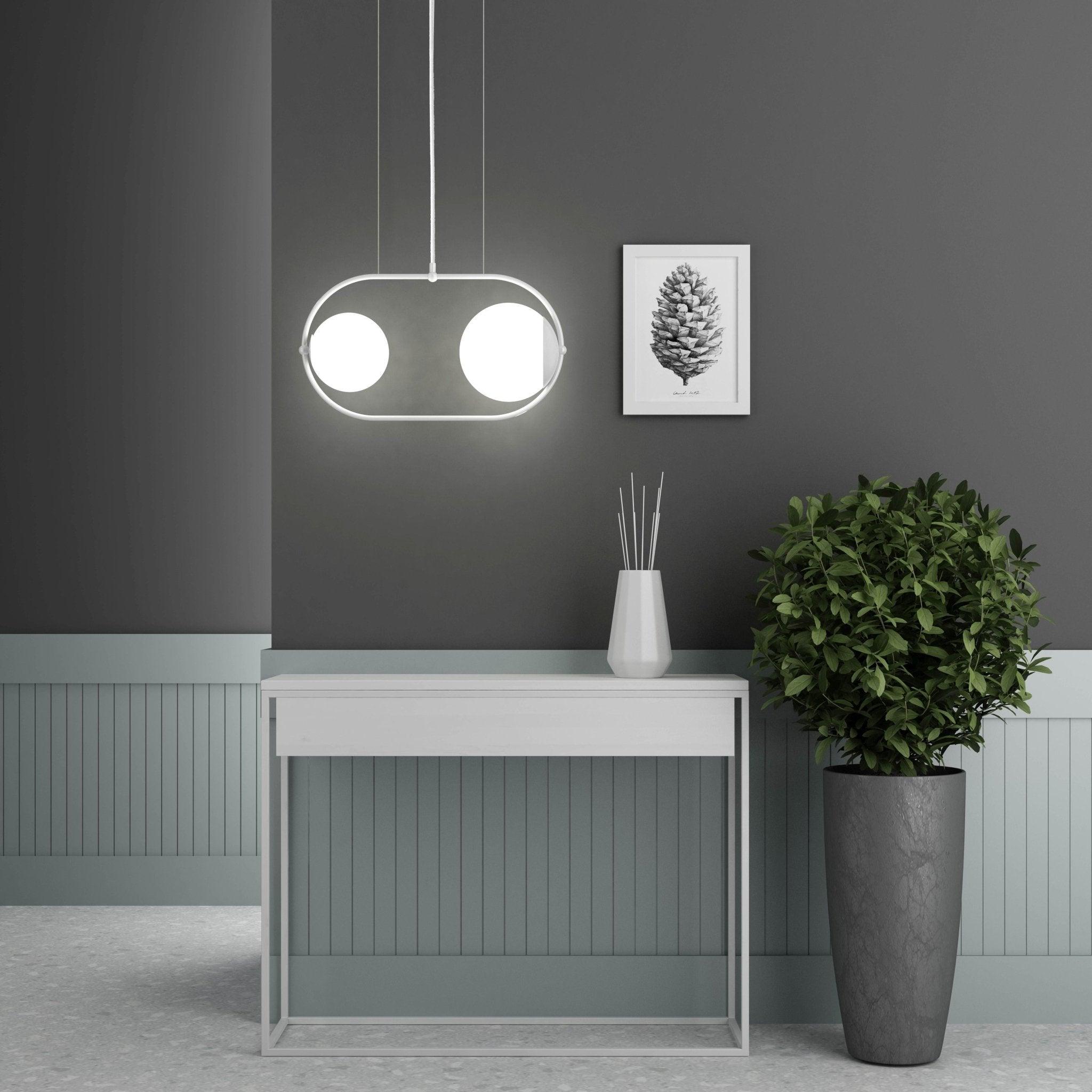 Lampa wisząca KOBAN DUO biały Ummo    Eye on Design