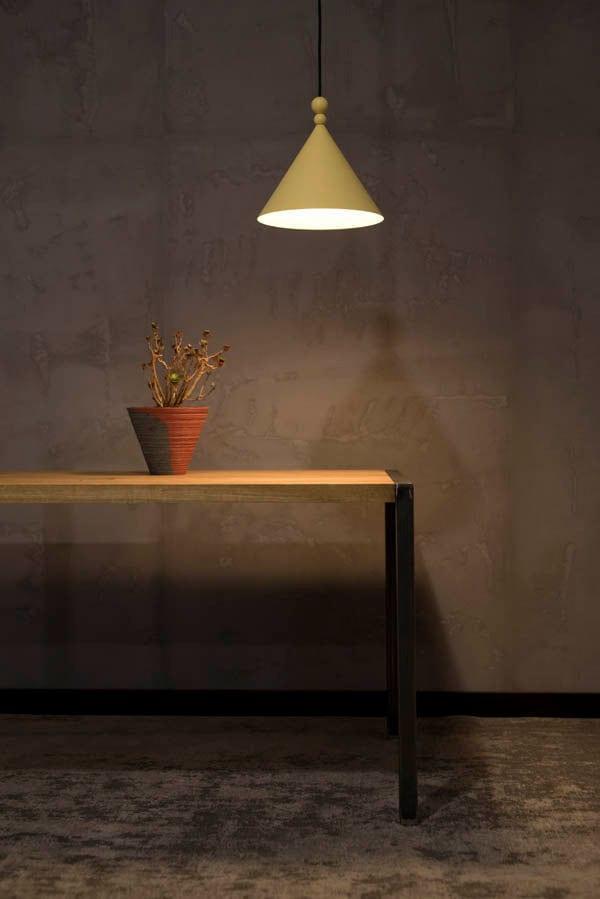 Lampa wisząca KONKO cytrynowa Loftlight    Eye on Design