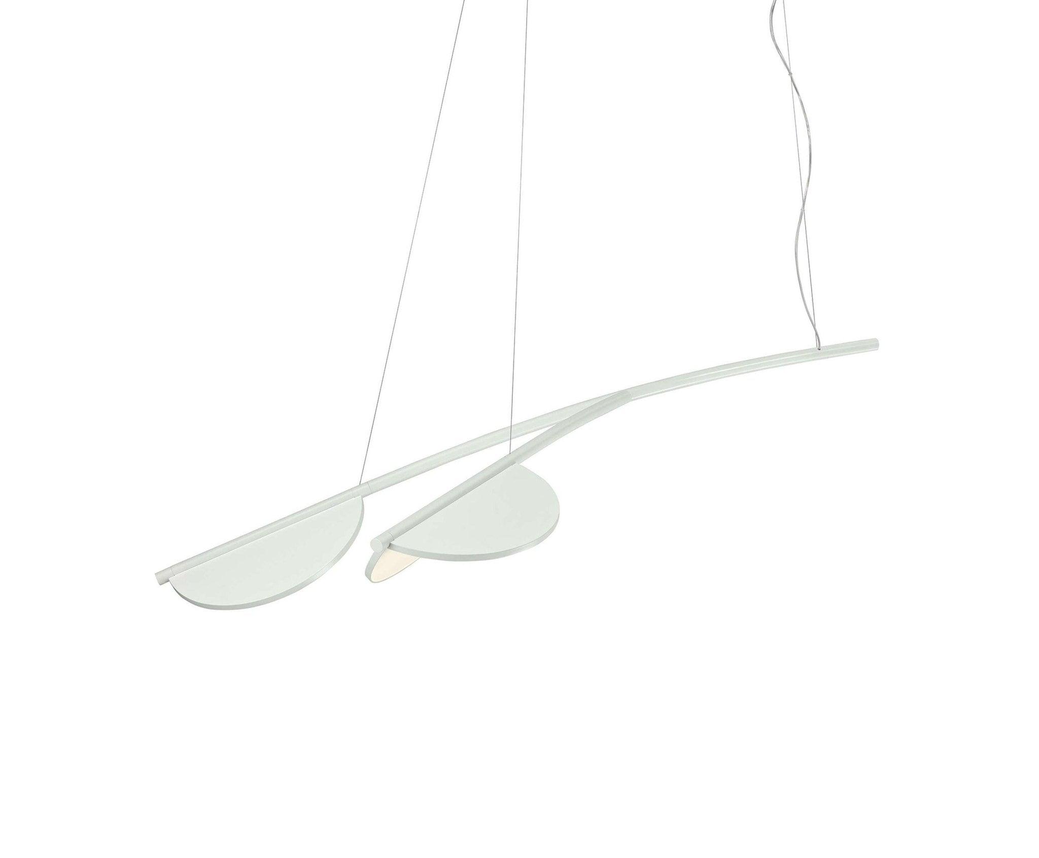 Lampa wisząca krótka ALMENDRA ORGANIC biały Flos 2   Eye on Design