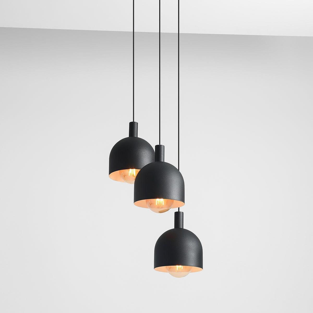 Lampa wisząca na kole BERYL TRIO czarny Artera    Eye on Design