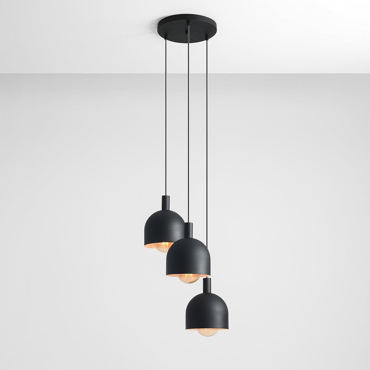 Lampa wisząca na kole BERYL TRIO czarny Artera    Eye on Design