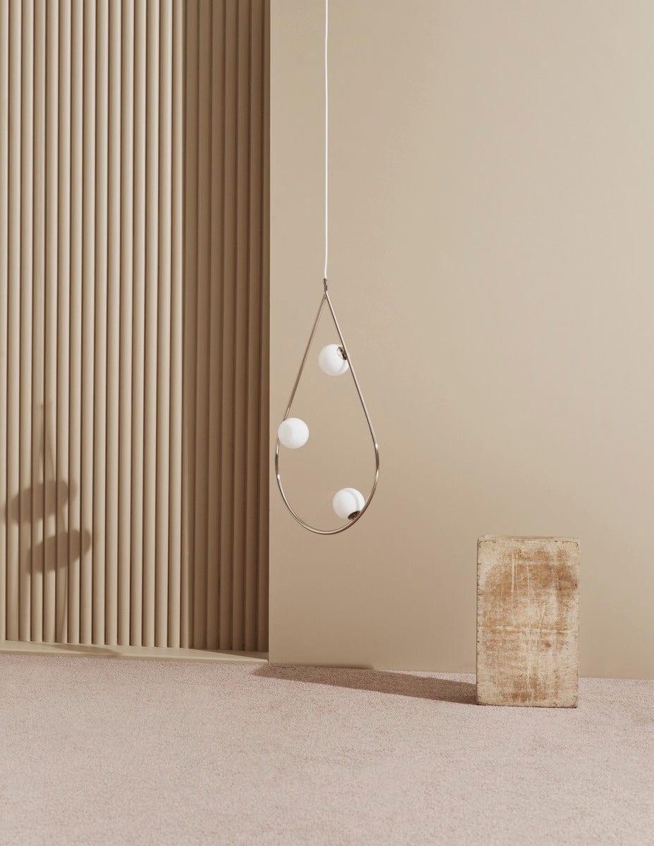 Lampa wisząca PEARLS GRAND nikiel Pholc    Eye on Design