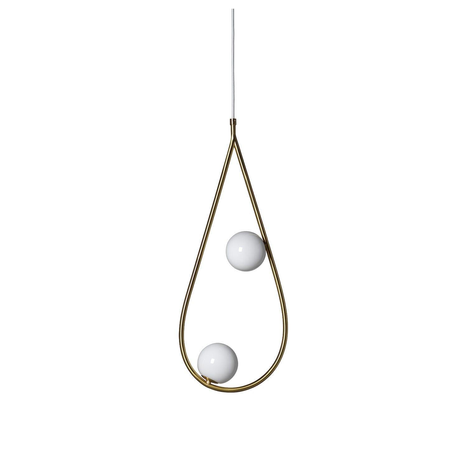 Lampa wisząca PEARLS mosiężny Pholc    Eye on Design