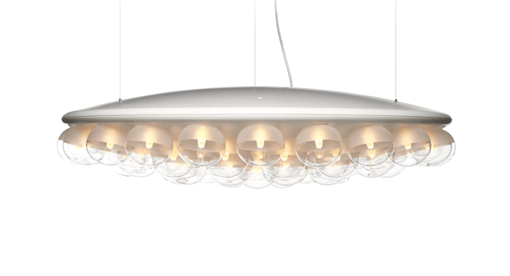 Lampa wisząca PROP LIGHT ROUND SINGLE szkło Moooi 2000K   Eye on Design