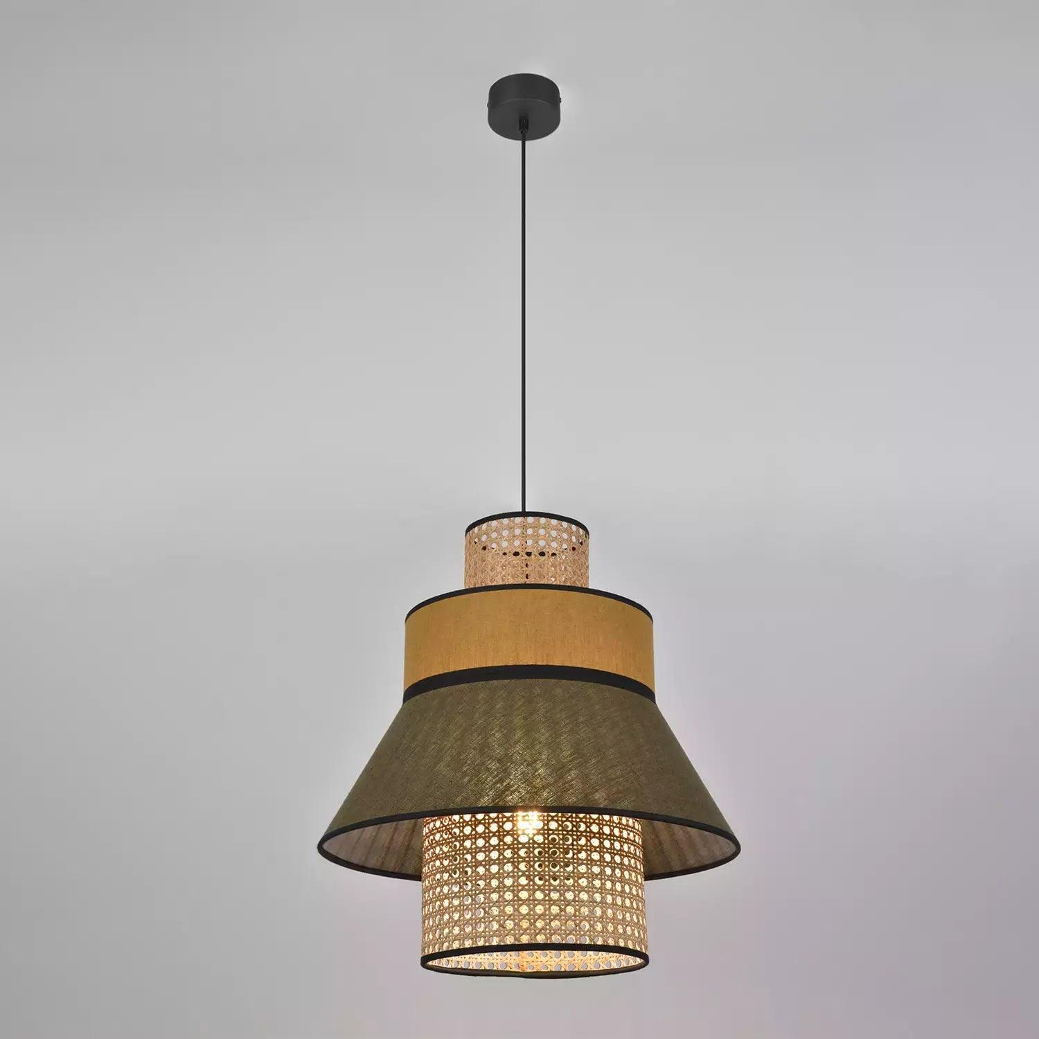 Lampa wisząca SINGAPOUR XML/ML oliwkowy Market Set    Eye on Design