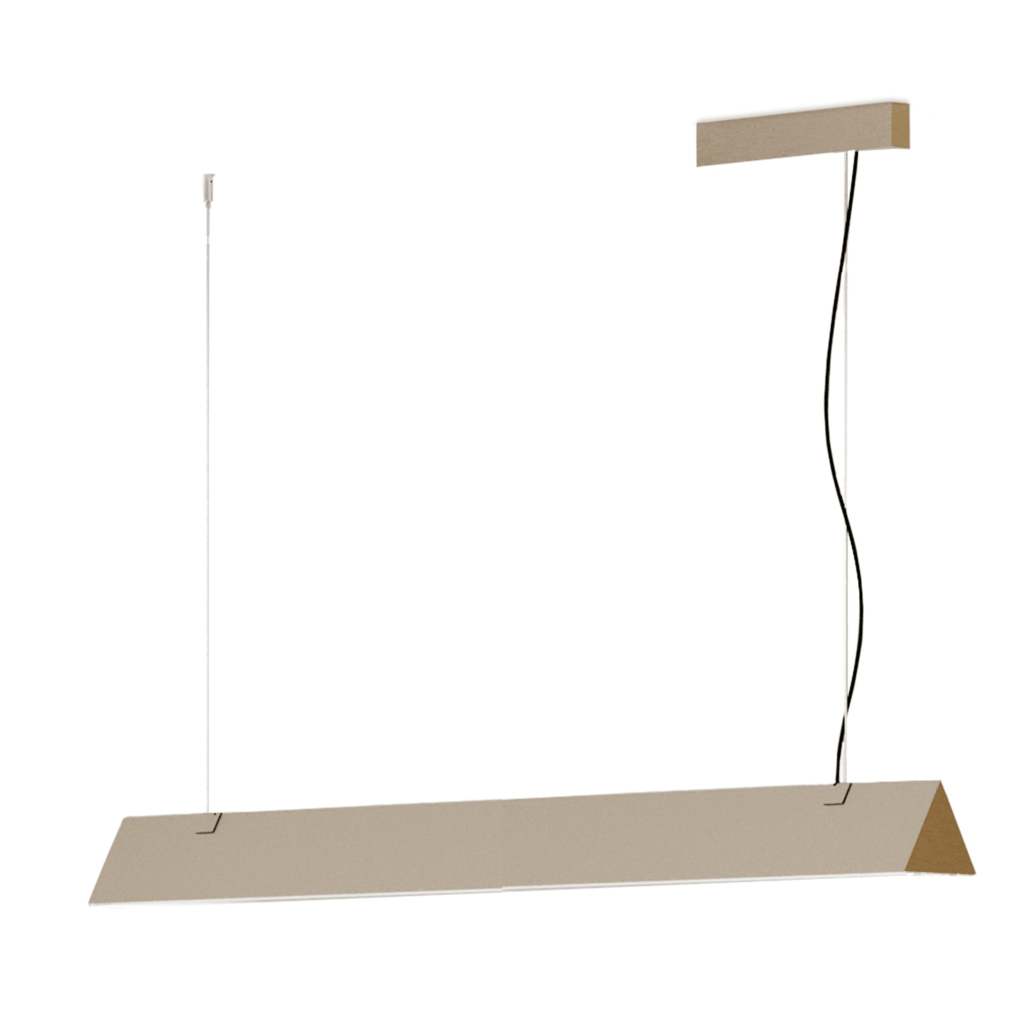 Lampa wisząca STICK satynowy złoty Contardi 150 cm 2 m bez opcji ściemniania Eye on Design