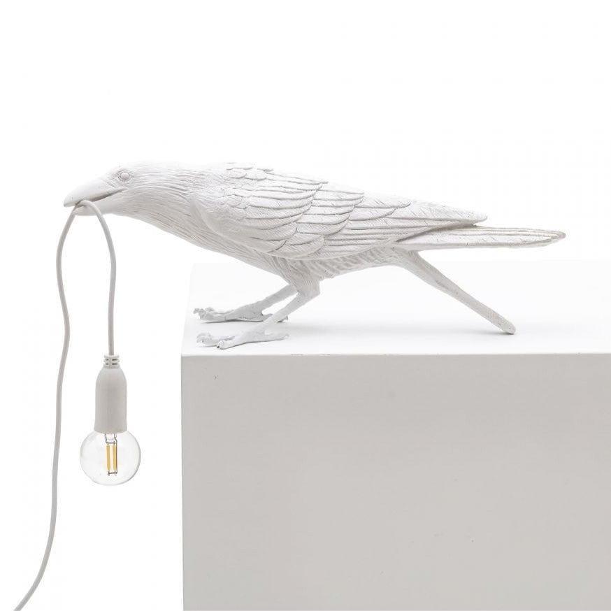 Lampa zewnętrzna BIRD PLAYING biały Seletti    Eye on Design