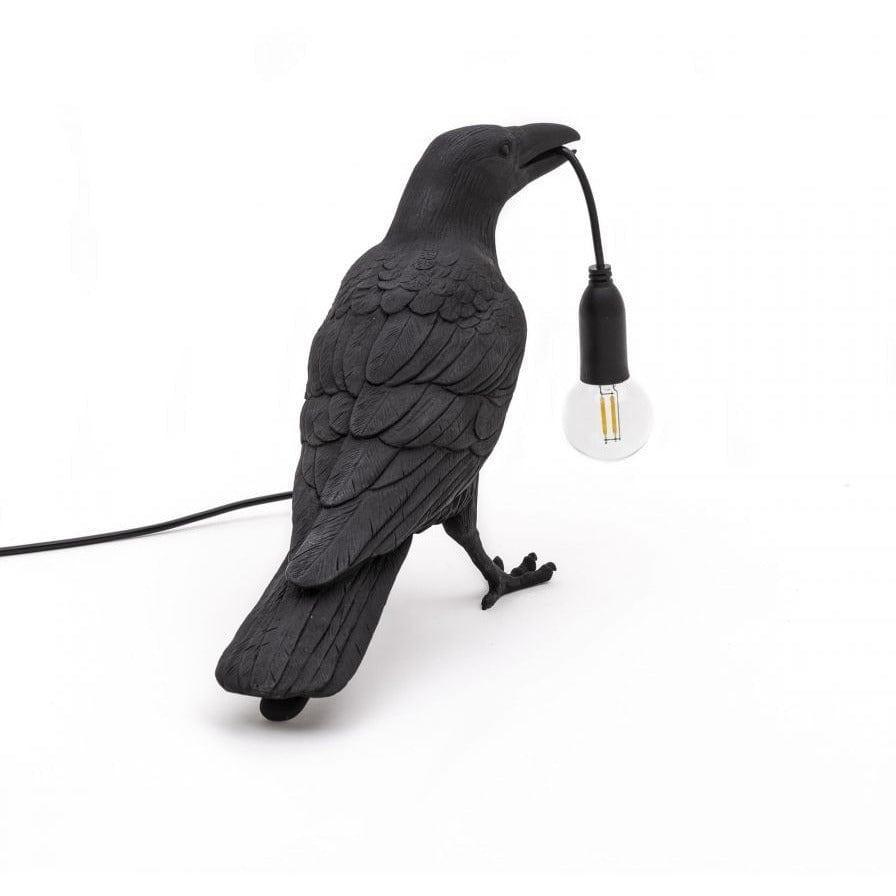 Lampa zewnętrzna BIRD WAITING czarny Seletti    Eye on Design