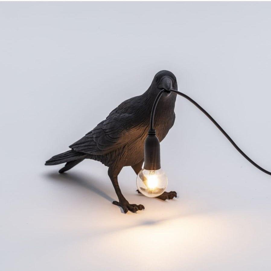 Lampa zewnętrzna BIRD WAITING czarny Seletti    Eye on Design