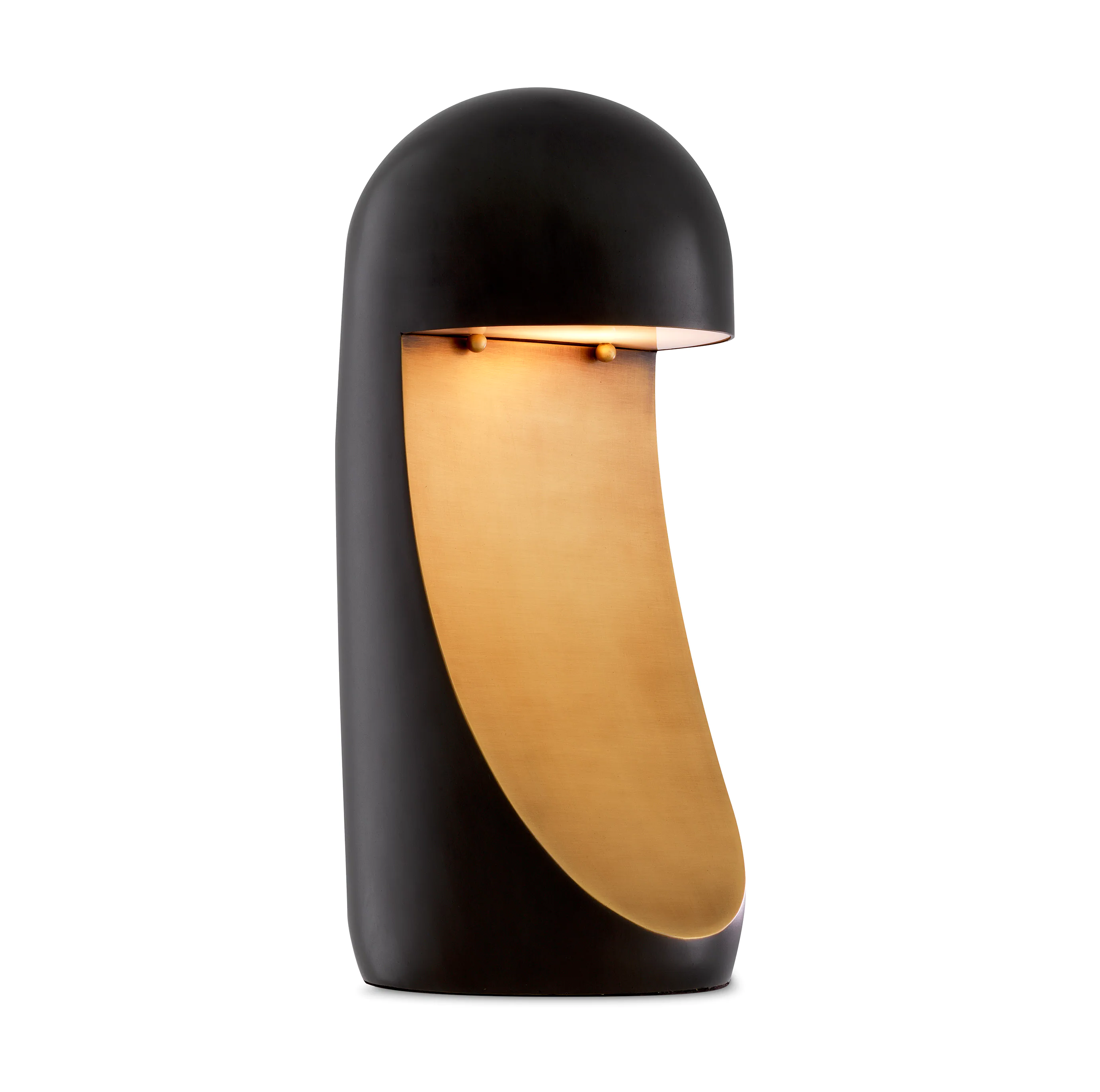 Lampa stołowa ARION brązowy z mosiężnym wykończeniem Eichholtz    Eye on Design