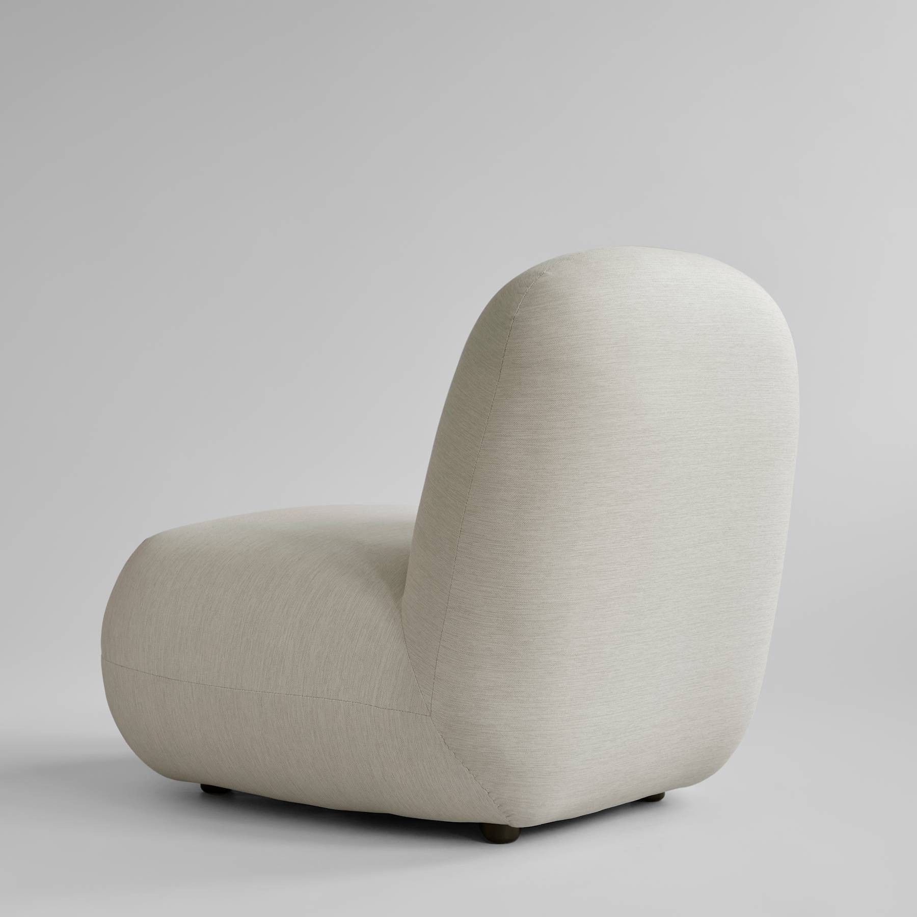 TOE CHAIR FLAT Sessel warmes Grau [Klaudia]