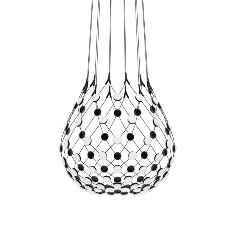 Black mesh hanging lamp