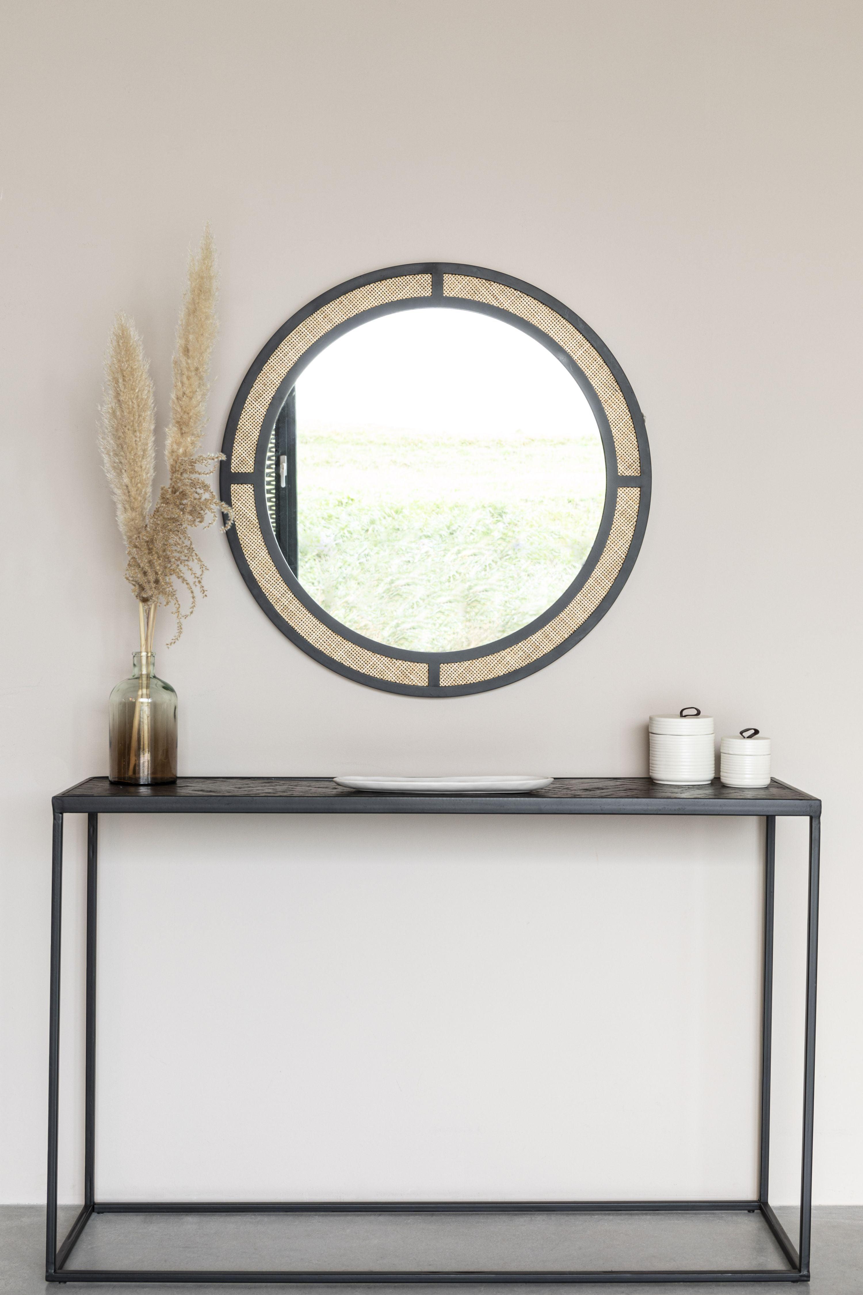 Mirror Aida Round White Label Living    Eye on Design