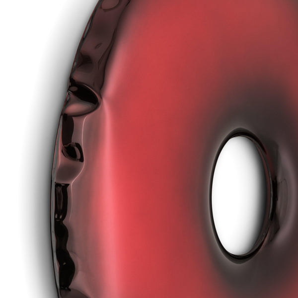 Lustro RONDO transitions czerwony rubinowy Zieta Studio    Eye on Design