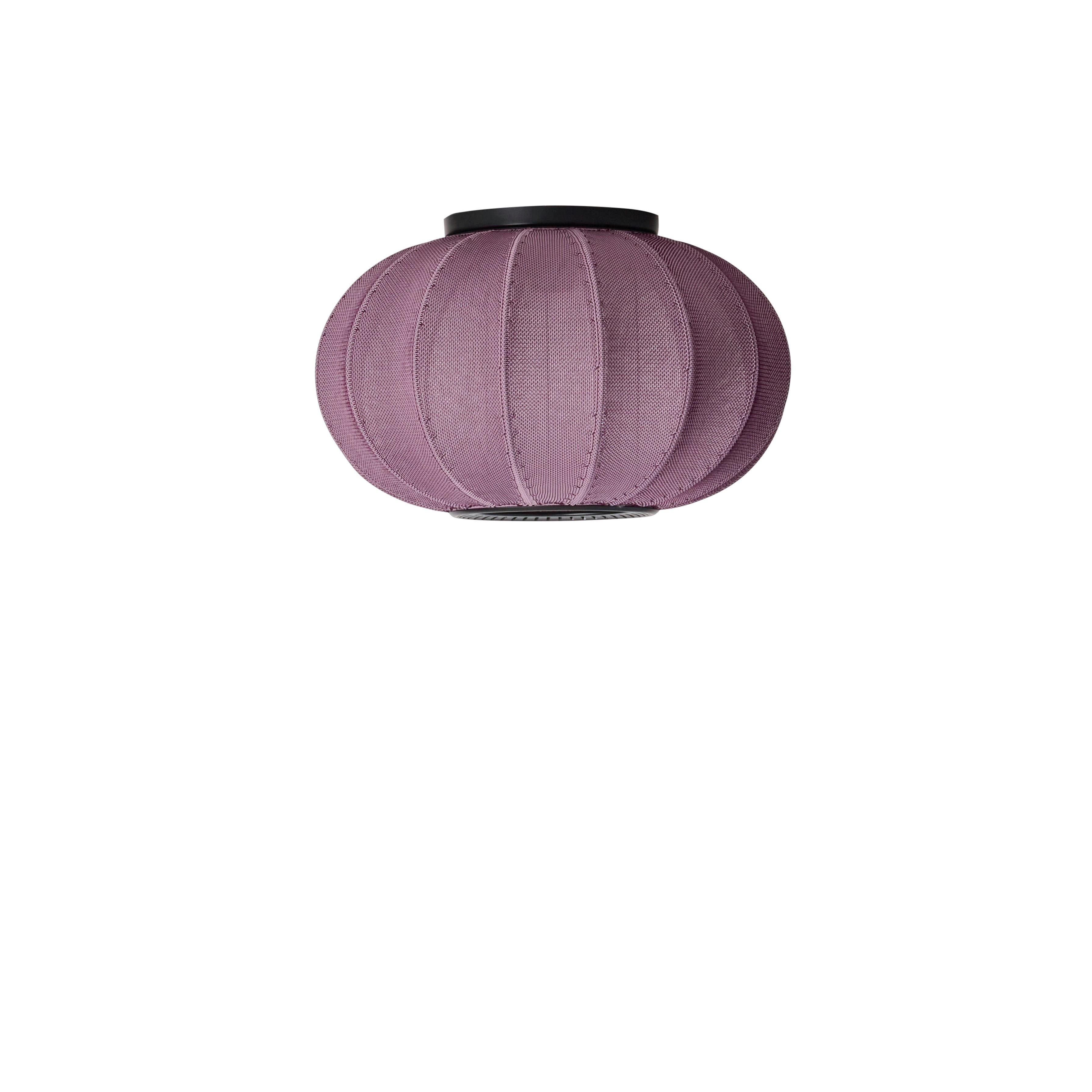 Knit-Wit Oval Burgundy ceiling lamp