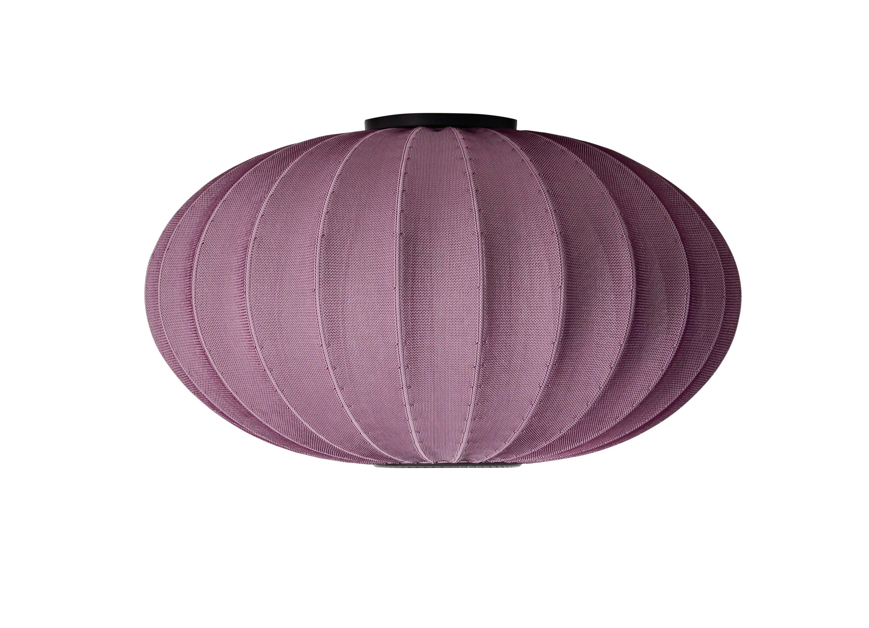 Ovale Burgunder-Deckenlampe von Strickwit.