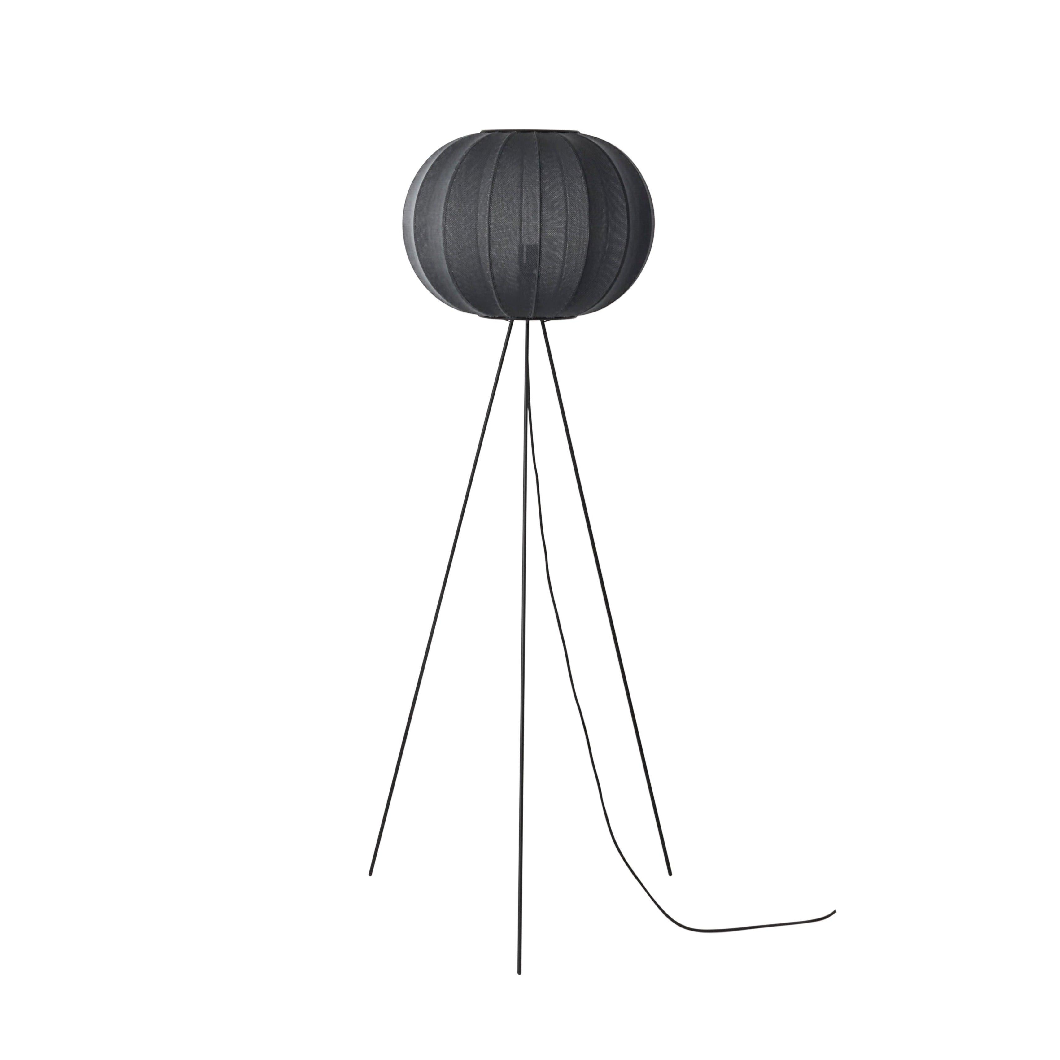 High Knit-Wit Floor Lamp Black