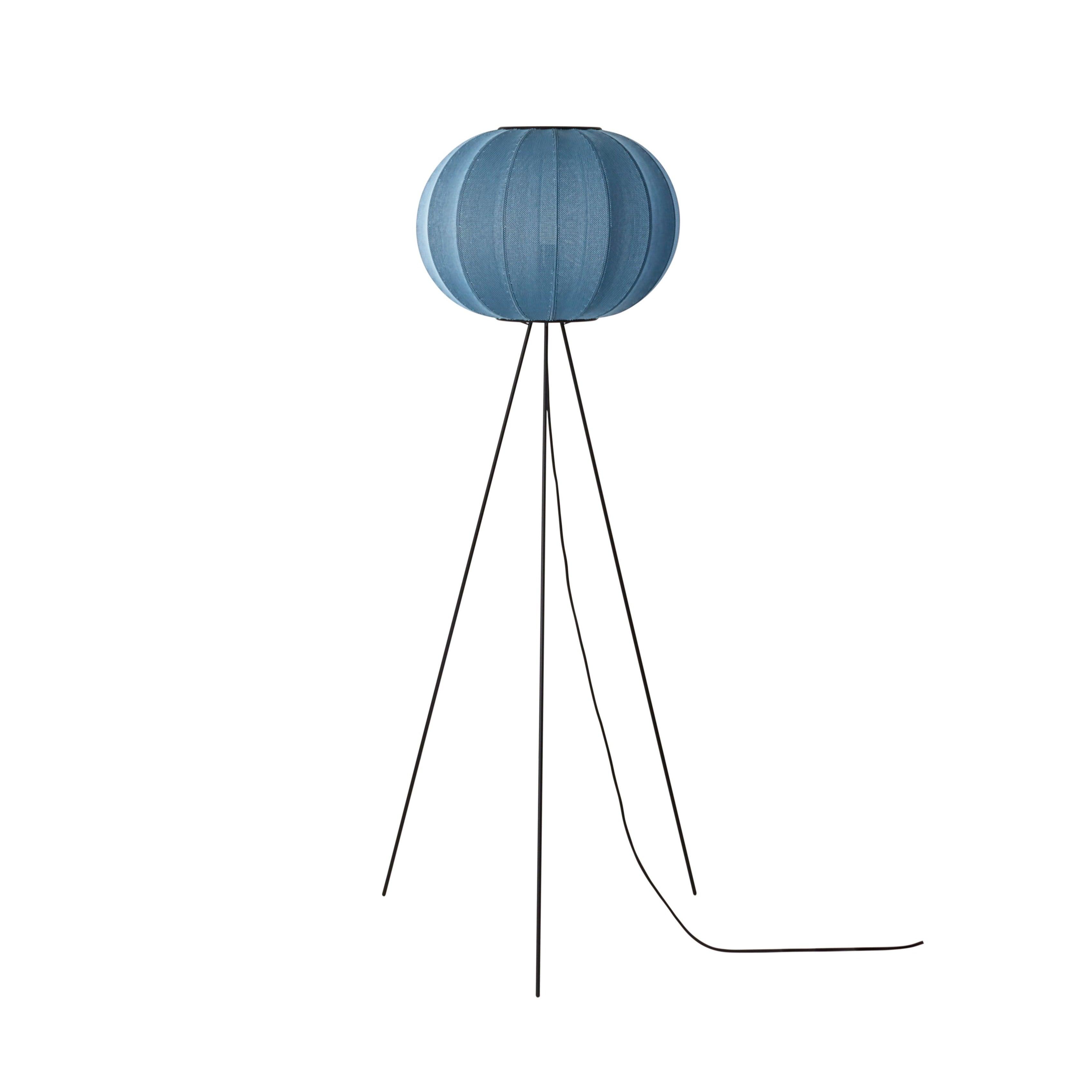 High Knit-Wit floor lamp blue