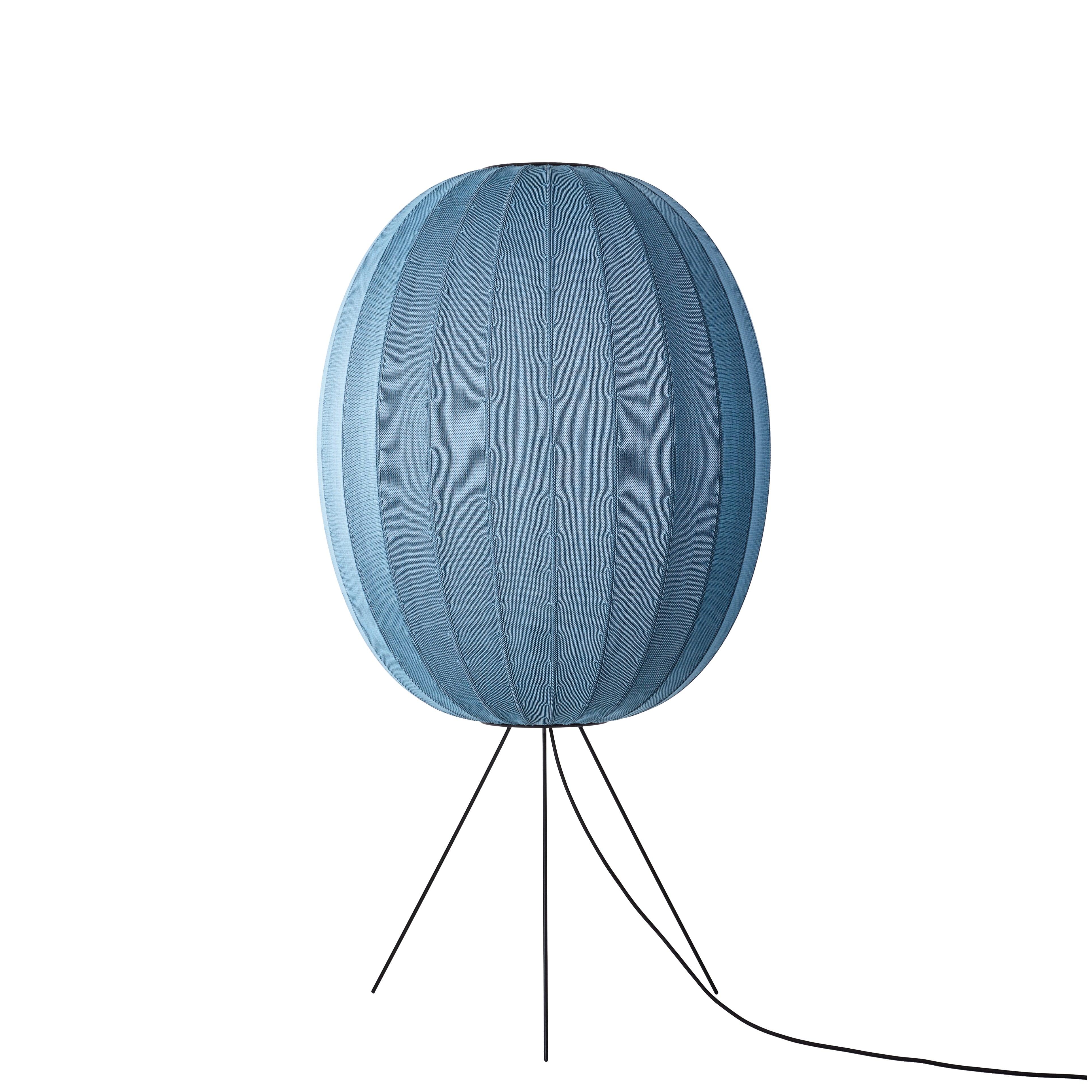 Knit-Wit floor lamp blue